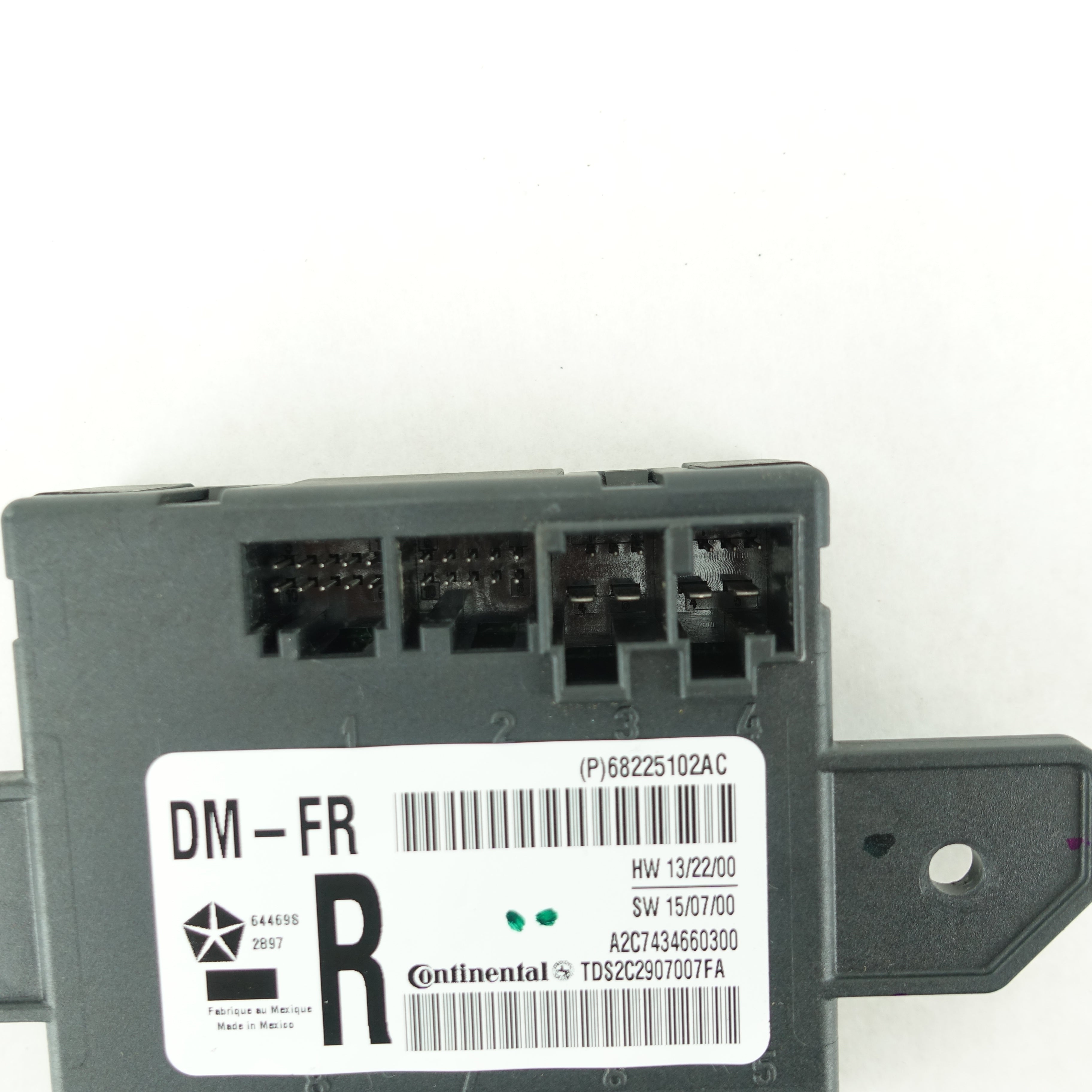 2013 2014 2015 2016 2017 2018 Ram 1500 Passenger Right Front Door Module Hub