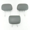 2011 2012 2013 2014 Hyundai Sonata Rear Headrest Head Rest Set Gray Leather
