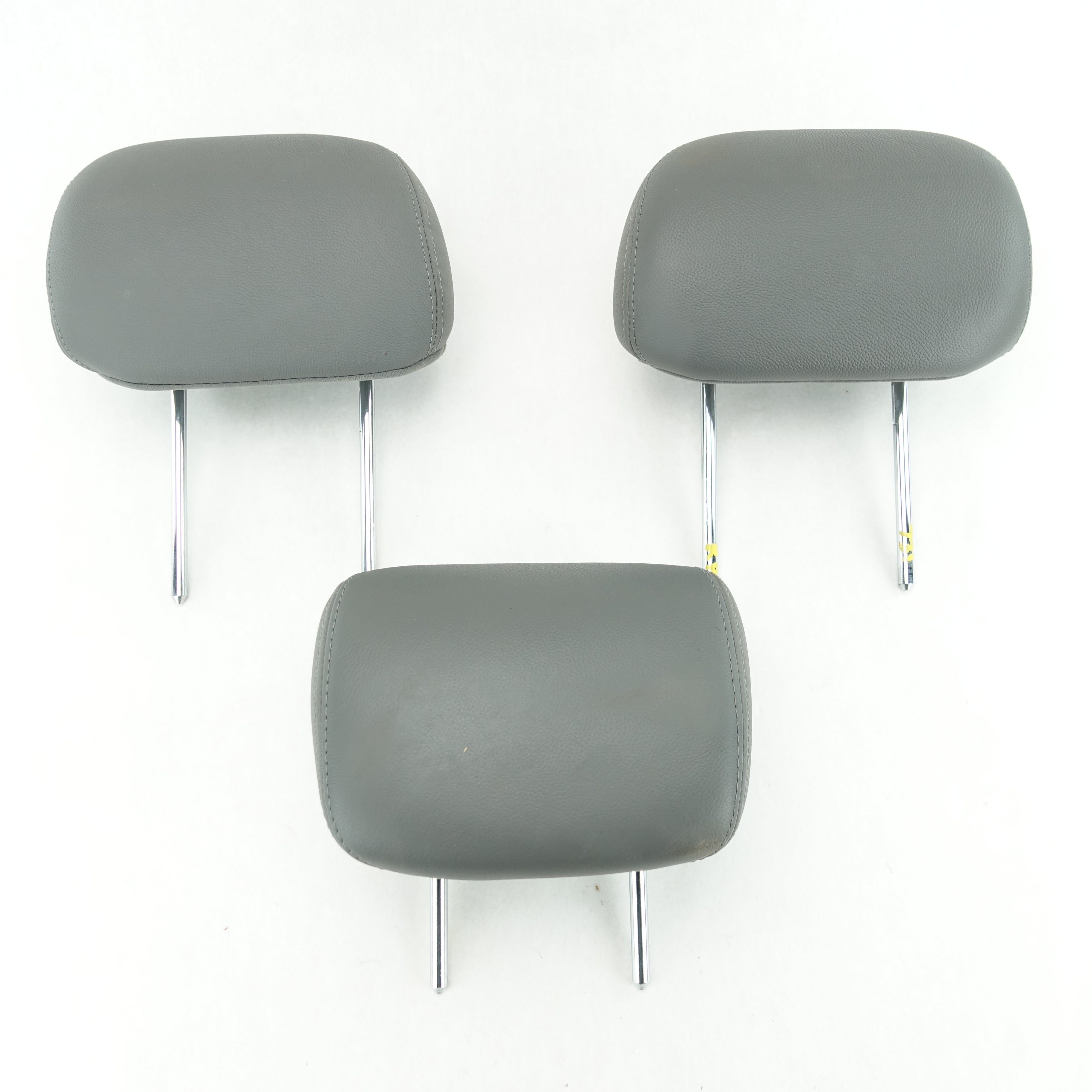 2011 2012 2013 2014 Hyundai Sonata Rear Headrest Head Rest Set Gray Leather