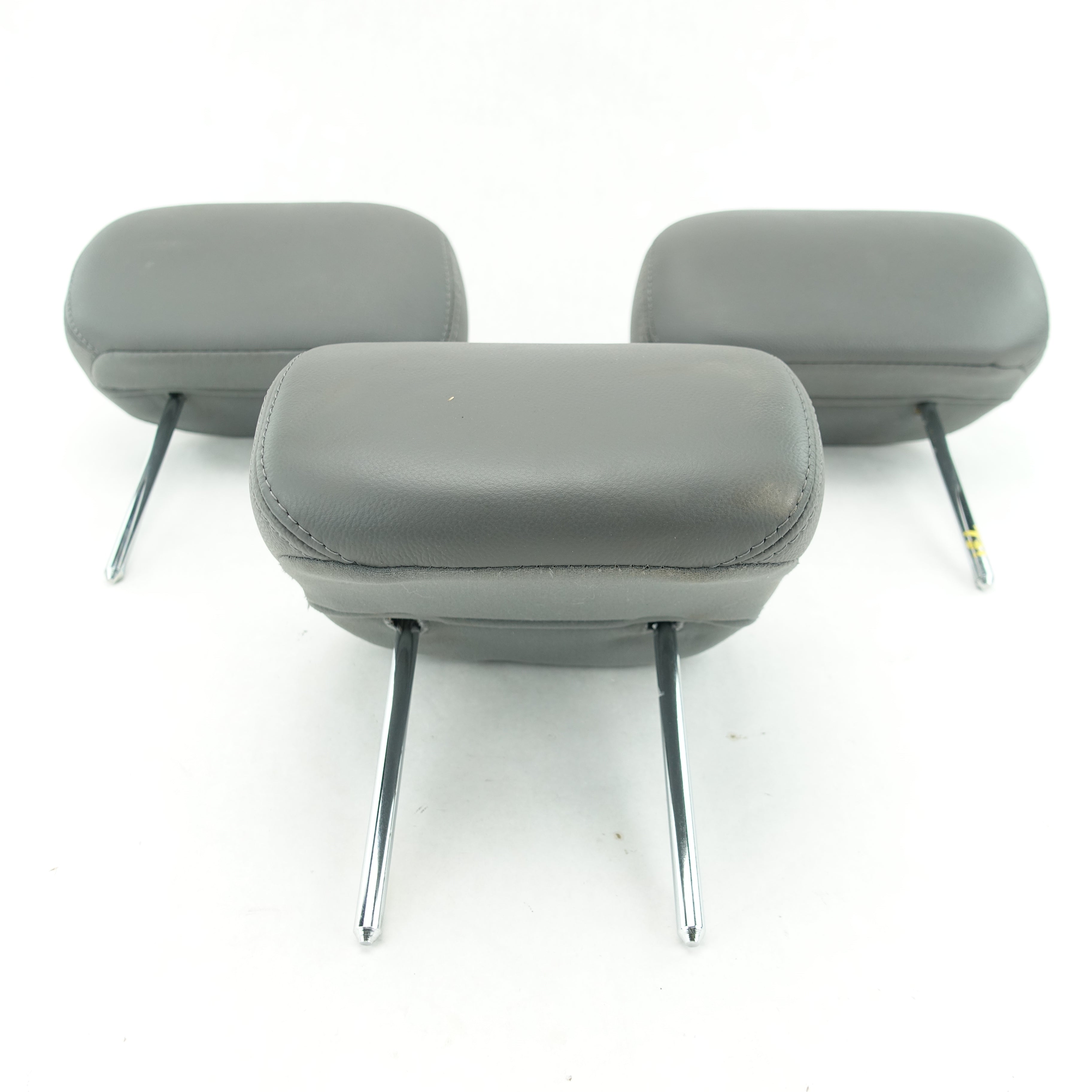 2011 2012 2013 2014 Hyundai Sonata Rear Headrest Head Rest Set Gray Leather
