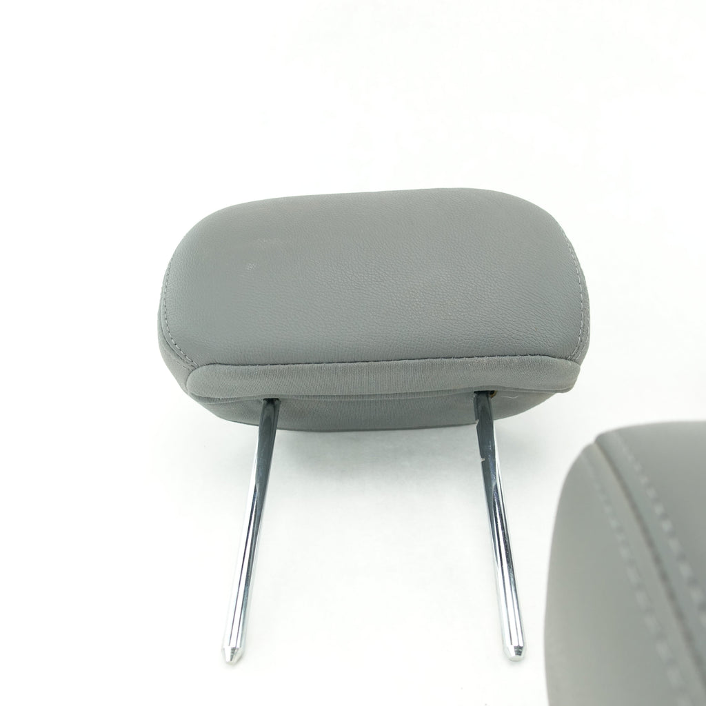 2011 2012 2013 2014 Hyundai Sonata Rear Headrest Head Rest Set Gray Leather