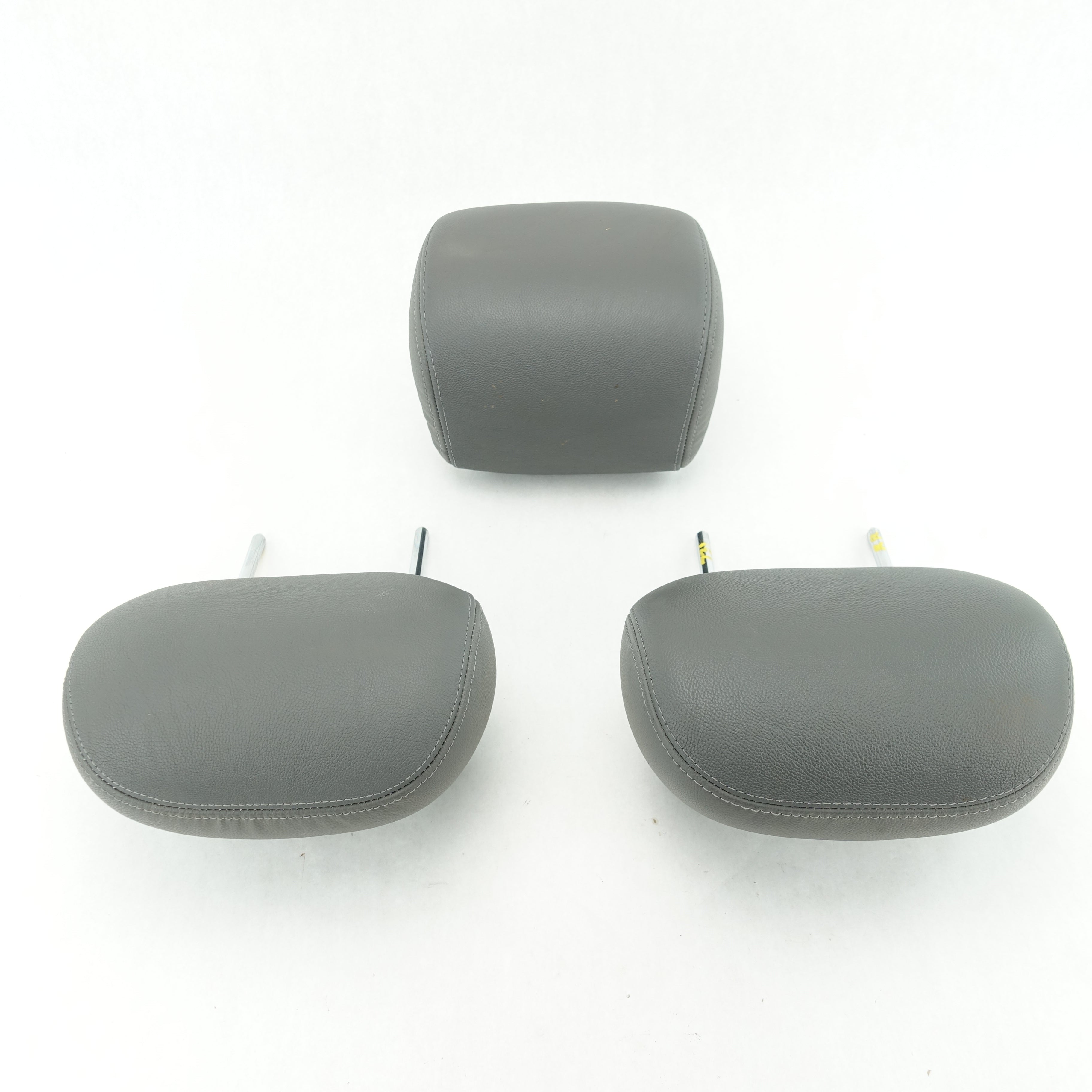 2011 2012 2013 2014 Hyundai Sonata Rear Headrest Head Rest Set Gray Leather