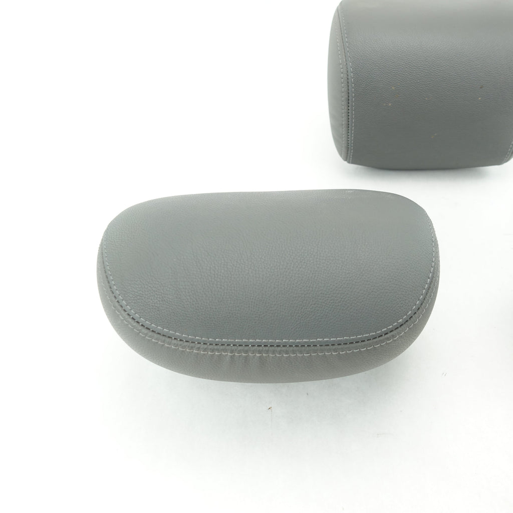 2011 2012 2013 2014 Hyundai Sonata Rear Headrest Head Rest Set Gray Leather
