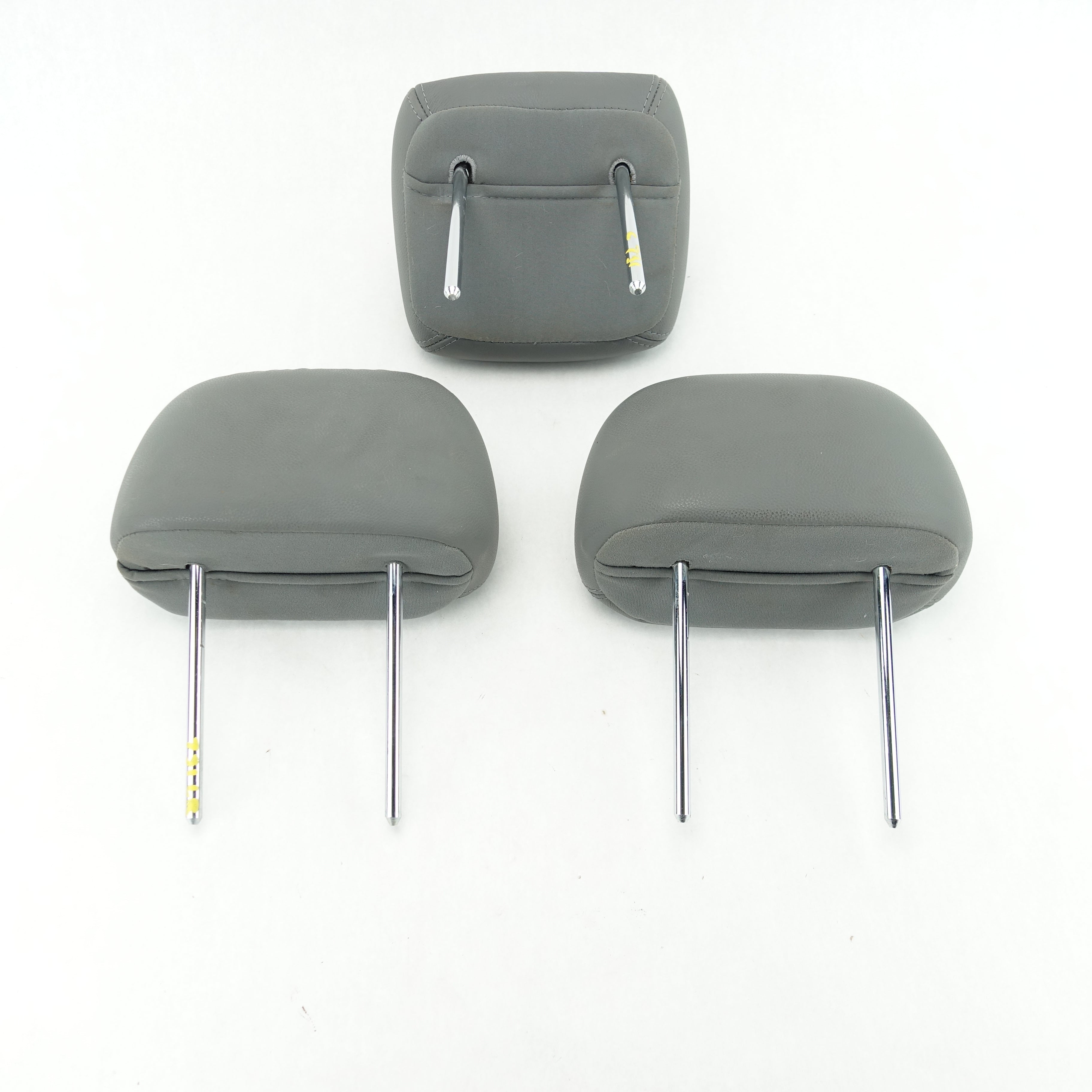 2011 2012 2013 2014 Hyundai Sonata Rear Headrest Head Rest Set Gray Leather