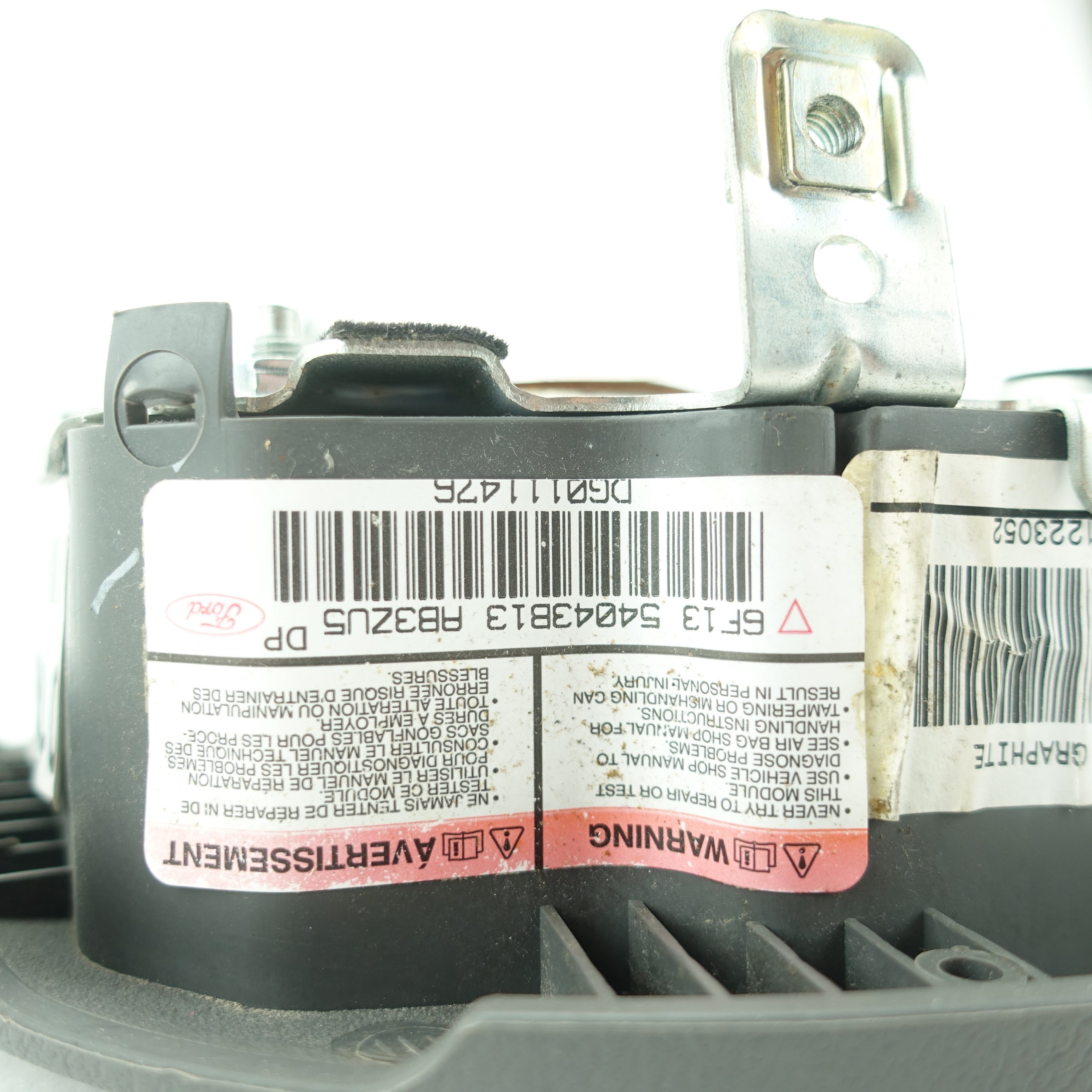 2004 2005 2006 2007 Ford Taurus Steering Wheel Airbag Air Bag Gray