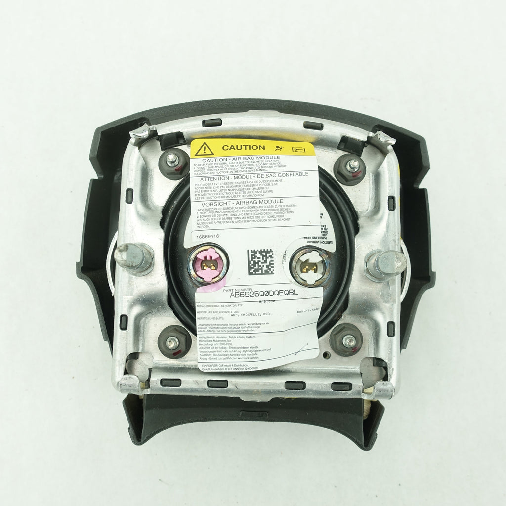 2004 2005 2006 Cadillac Escalade ESV EXT Steering Wheel Airbag Air Bag Black