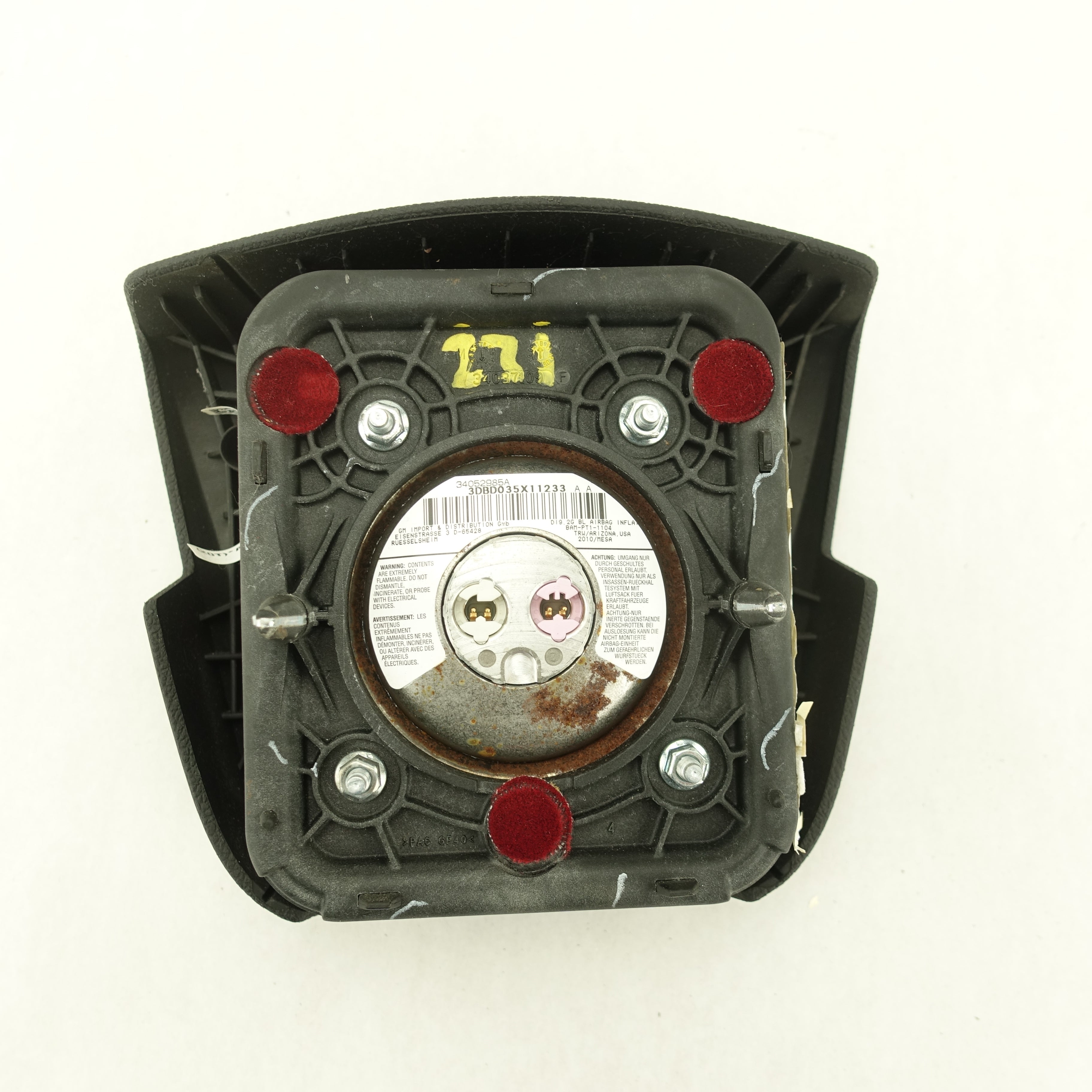 2009 2010 2011 2012 2013 2014 Cadillac CTS Driver Steering Wheel Airbag Air Bag Black