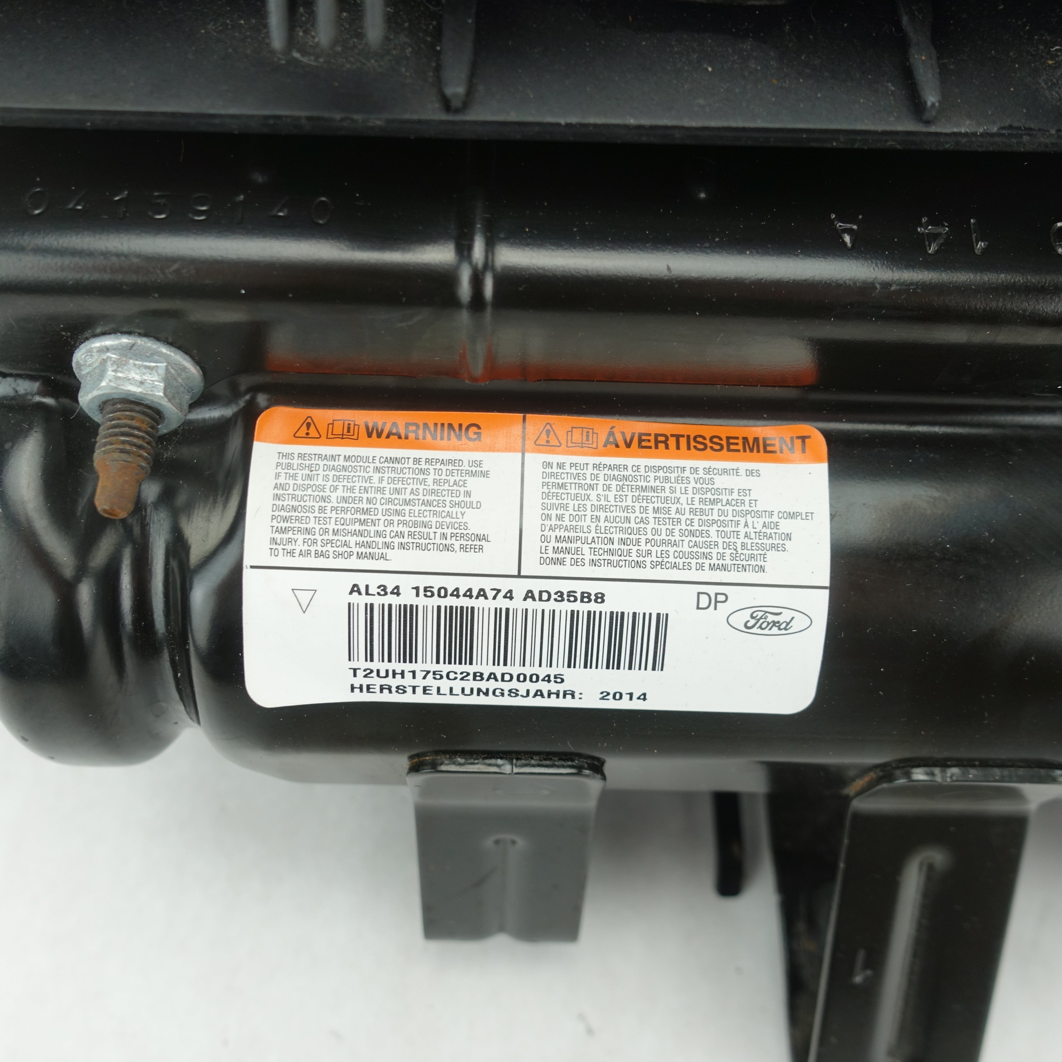 Damage 2009 2010 2011 2012 2013 2014 Ford F150 Passenger Right Dash Airbag Air Bag Black