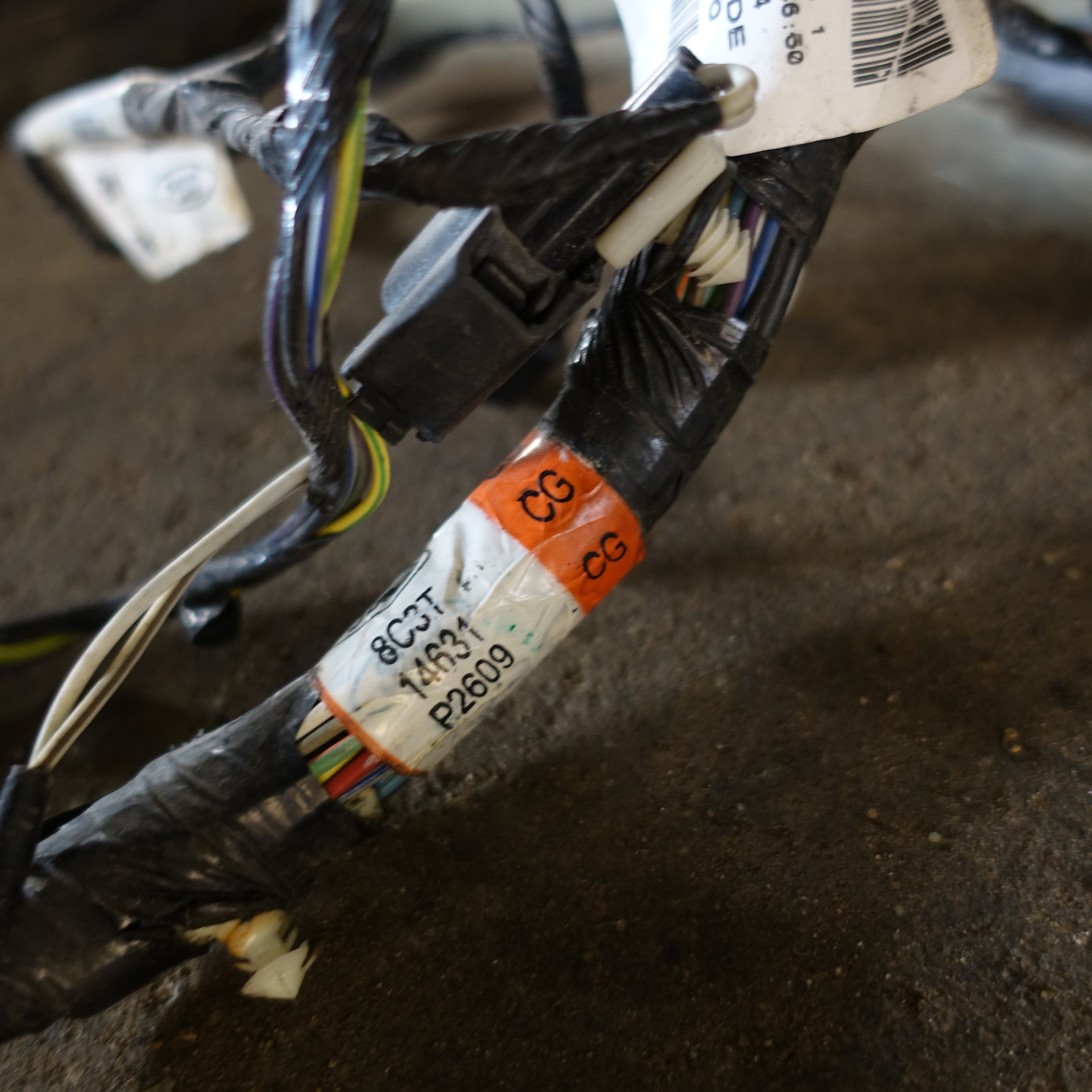 2008 Ford F250 F350 Driver Left Front Door Wire Harness Loom Crew Cab