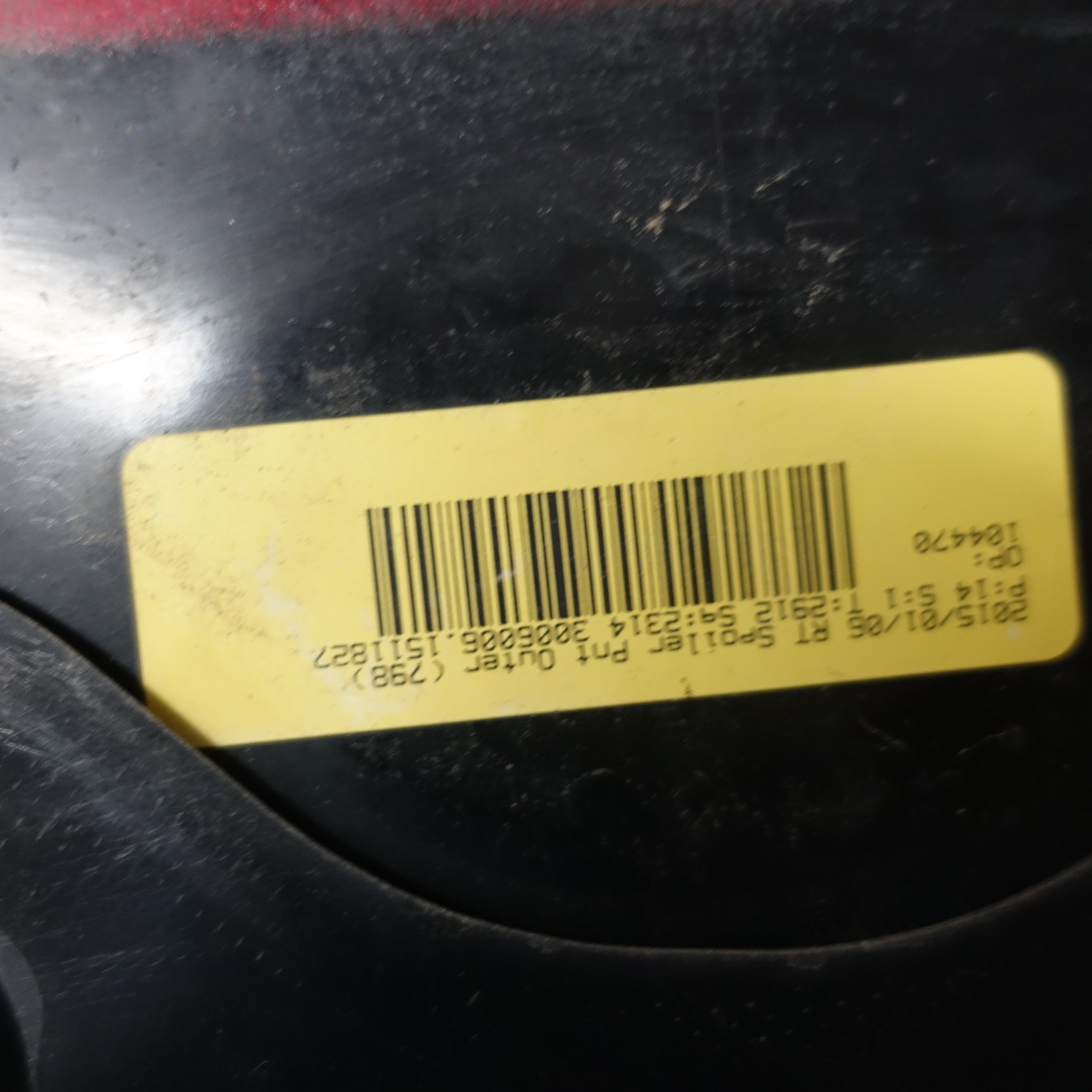 2011 2012 2013 2014 15 Caravan Town & Country 3rd Brake Light Lamp Wing Spoiler