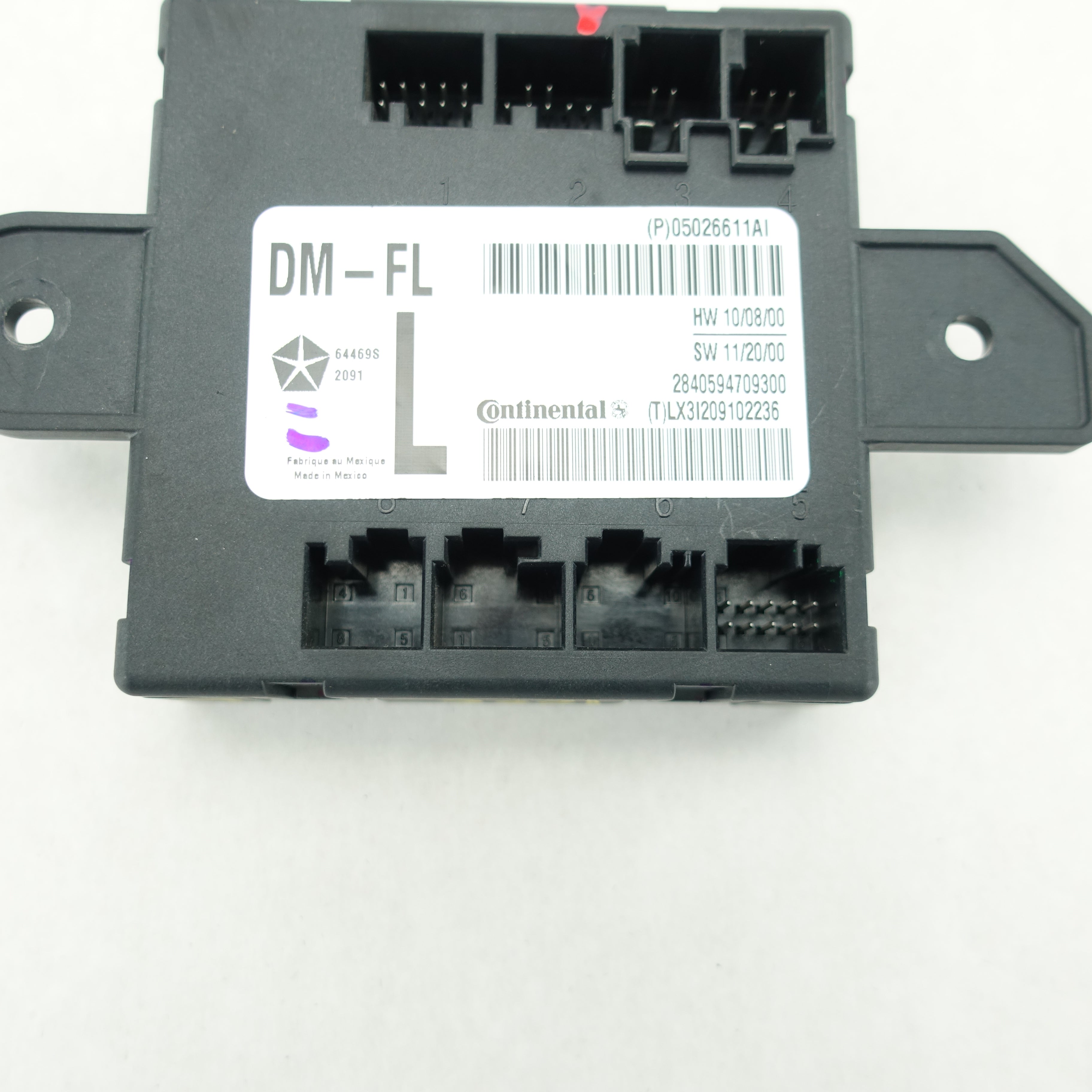 2011 2012 2013 2014 Dodge Journey Driver Left Door Module Control
