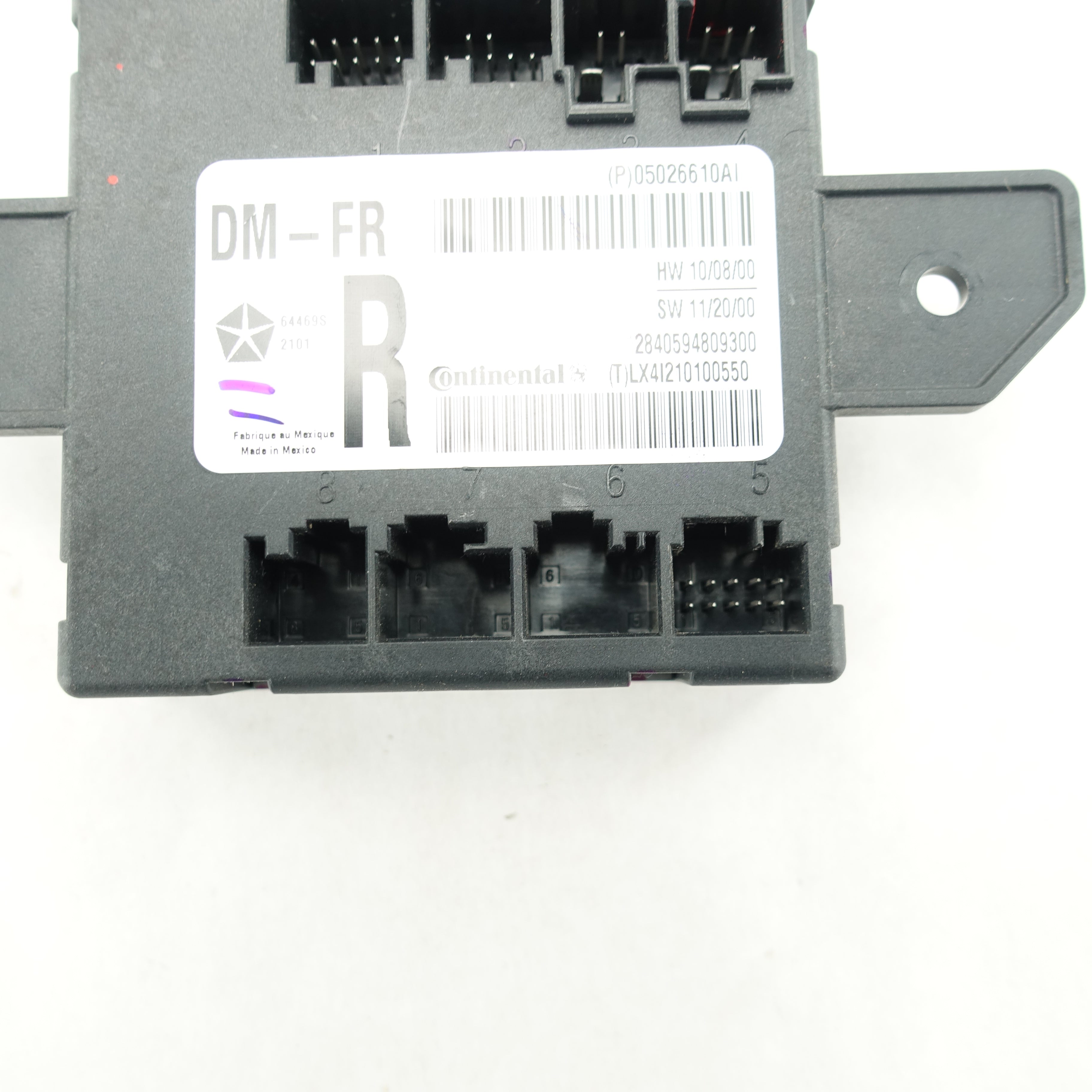 2011 2012 2013 2014 Dodge Journey Passenger Right Door Module Control