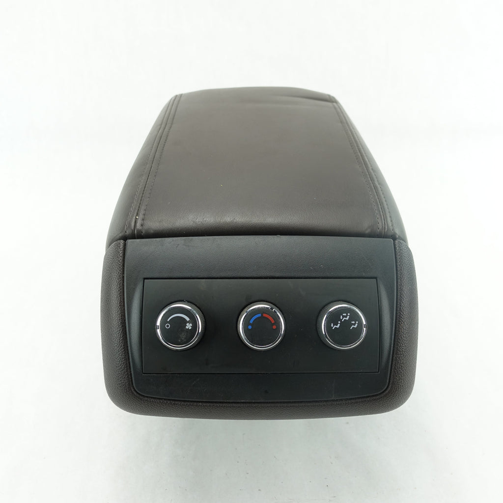 2008 2009 2010 Buick Enclave Center Console Lid Arm Rest Armrest Brown Leather