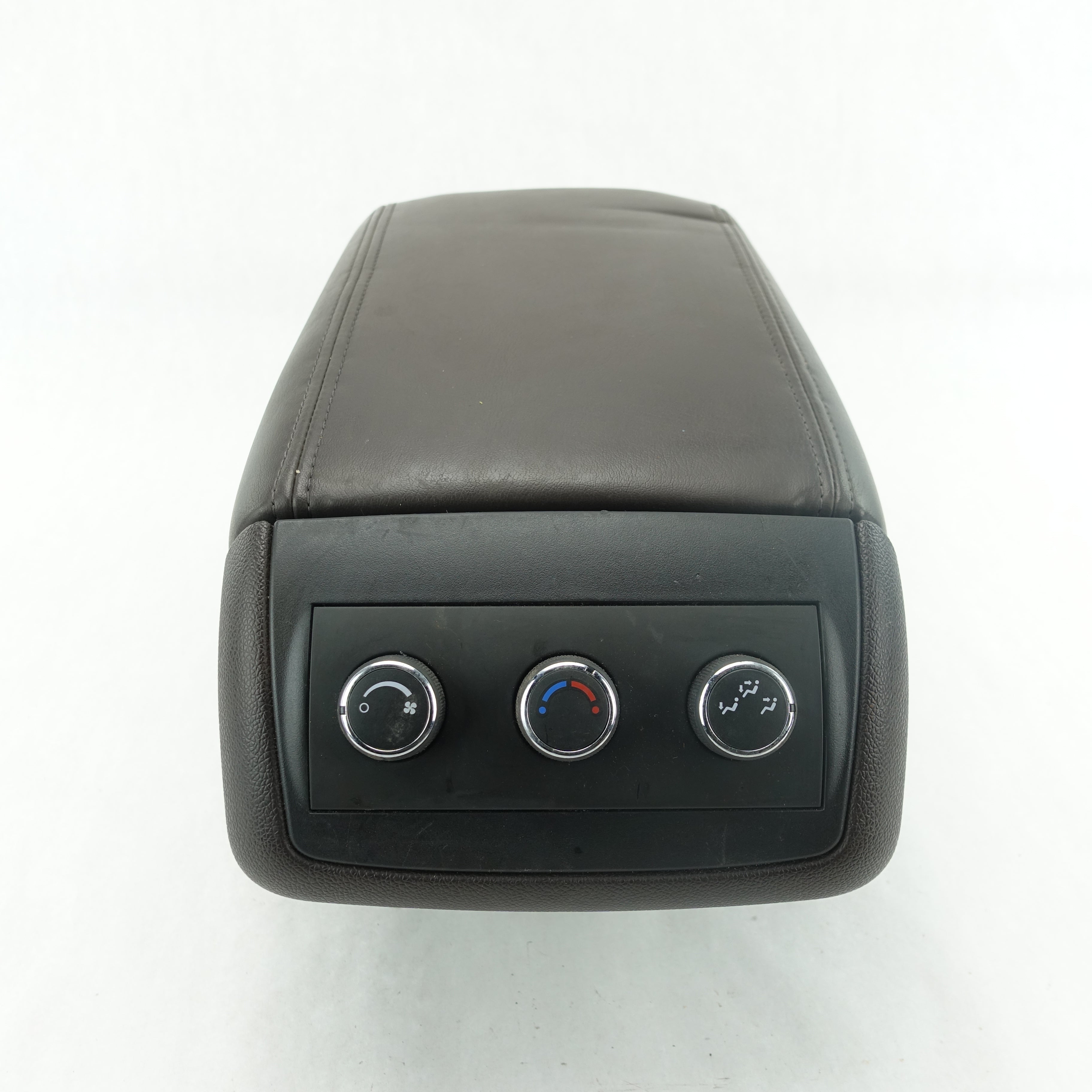 2008 2009 2010 Buick Enclave Center Console Lid Arm Rest Armrest Brown Leather