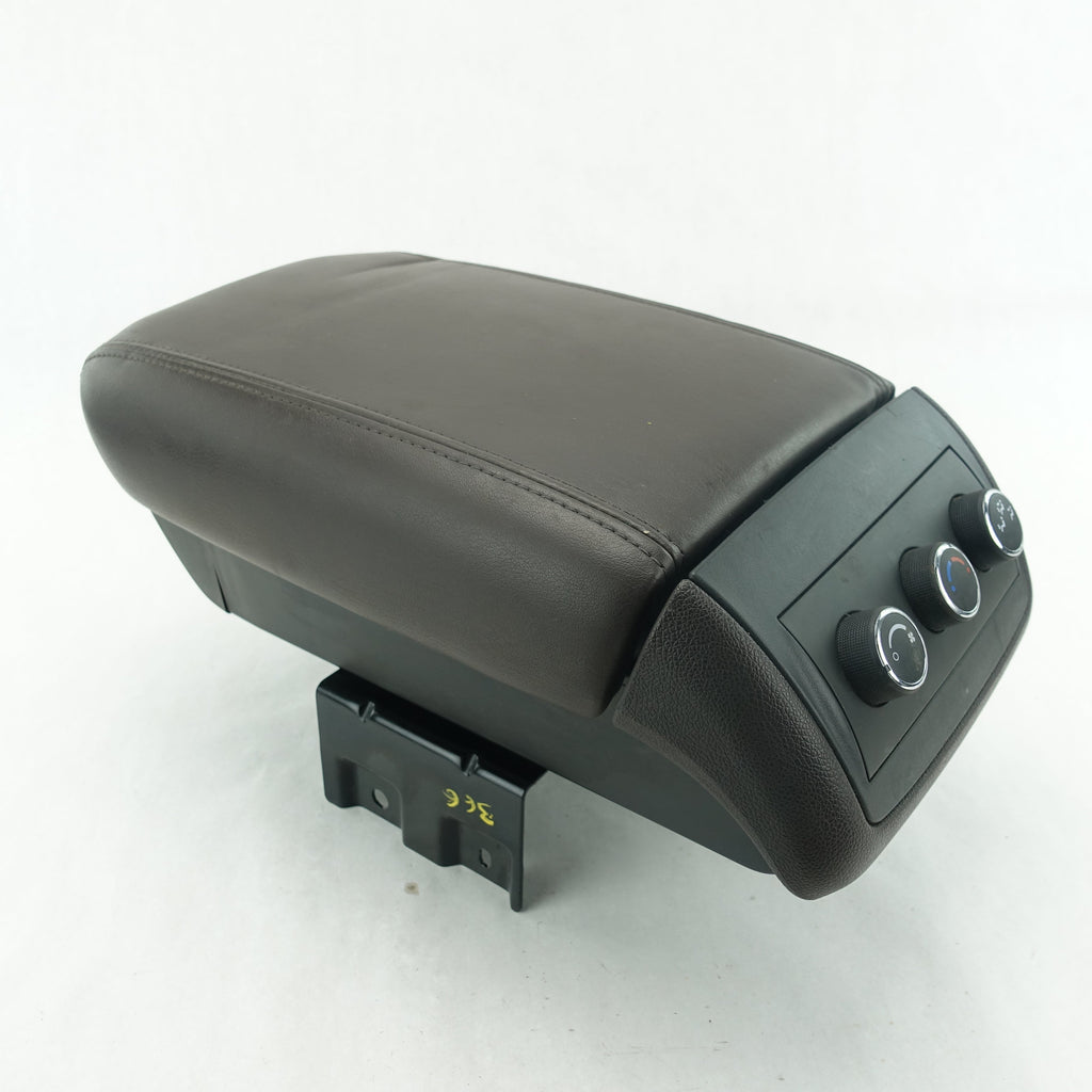 2008 2009 2010 Buick Enclave Center Console Lid Arm Rest Armrest Brown Leather