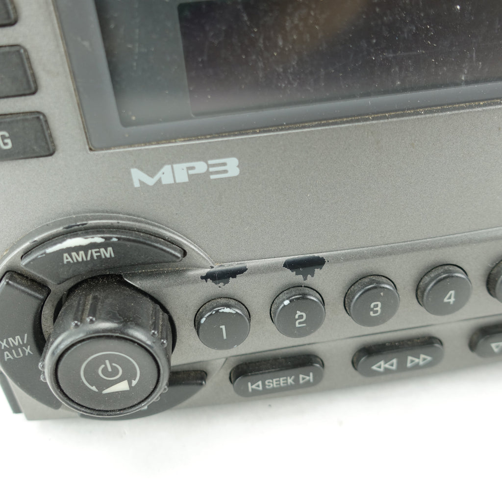 Damage 2006 Pontiac Torrent Radio Stereo Head Deck