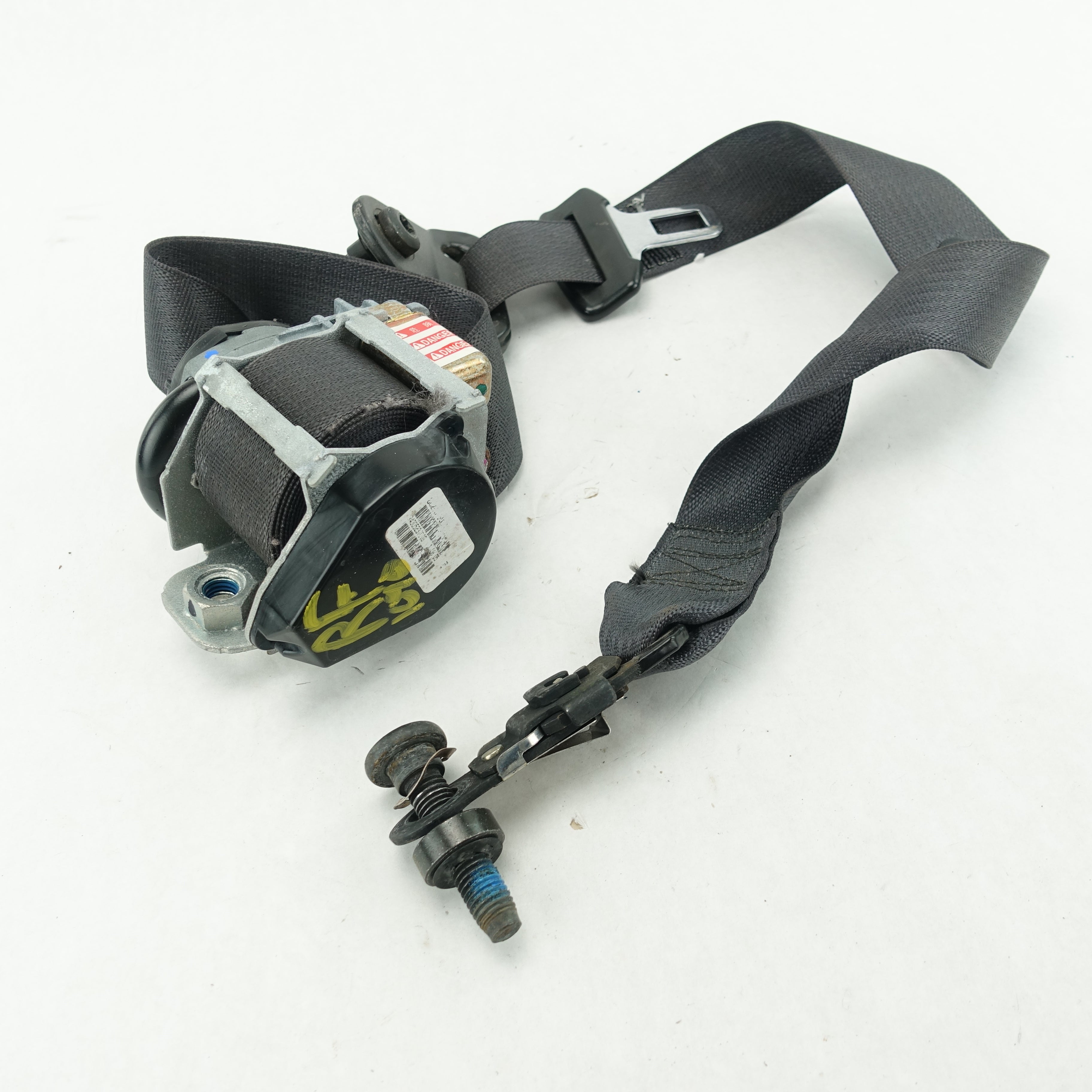 2006 2007 2008 2009 Pontiac Torrent Passenger Right Front Seat Belt Black