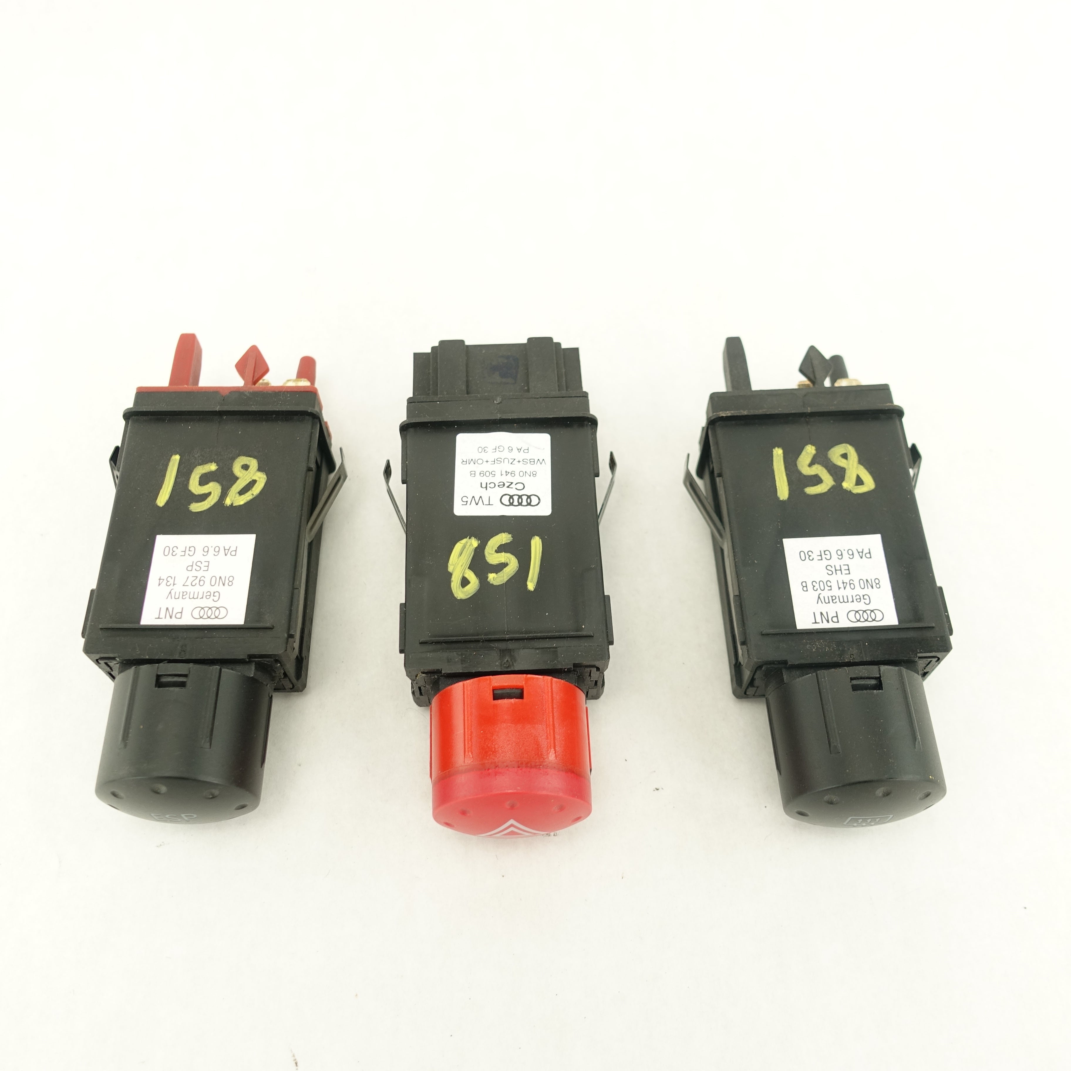 2000 2001 2002 2003 2004 2005 Audi TT ESP Hazards 4 Way Defrost Control Button