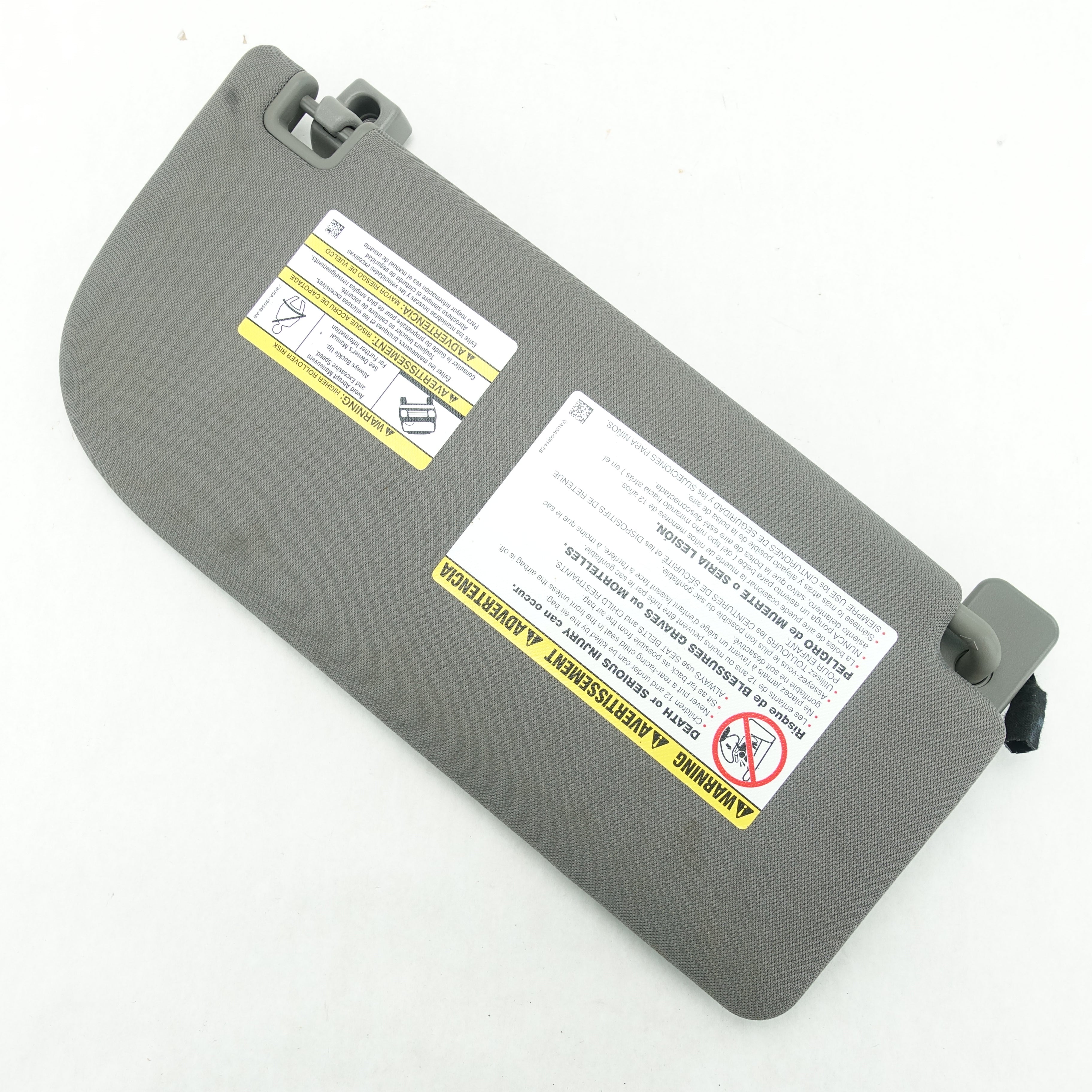 2017 2018 2019 2020 2021 2022 Ford F250 F350 Driver Left Sunvisor Sun Visor Gray