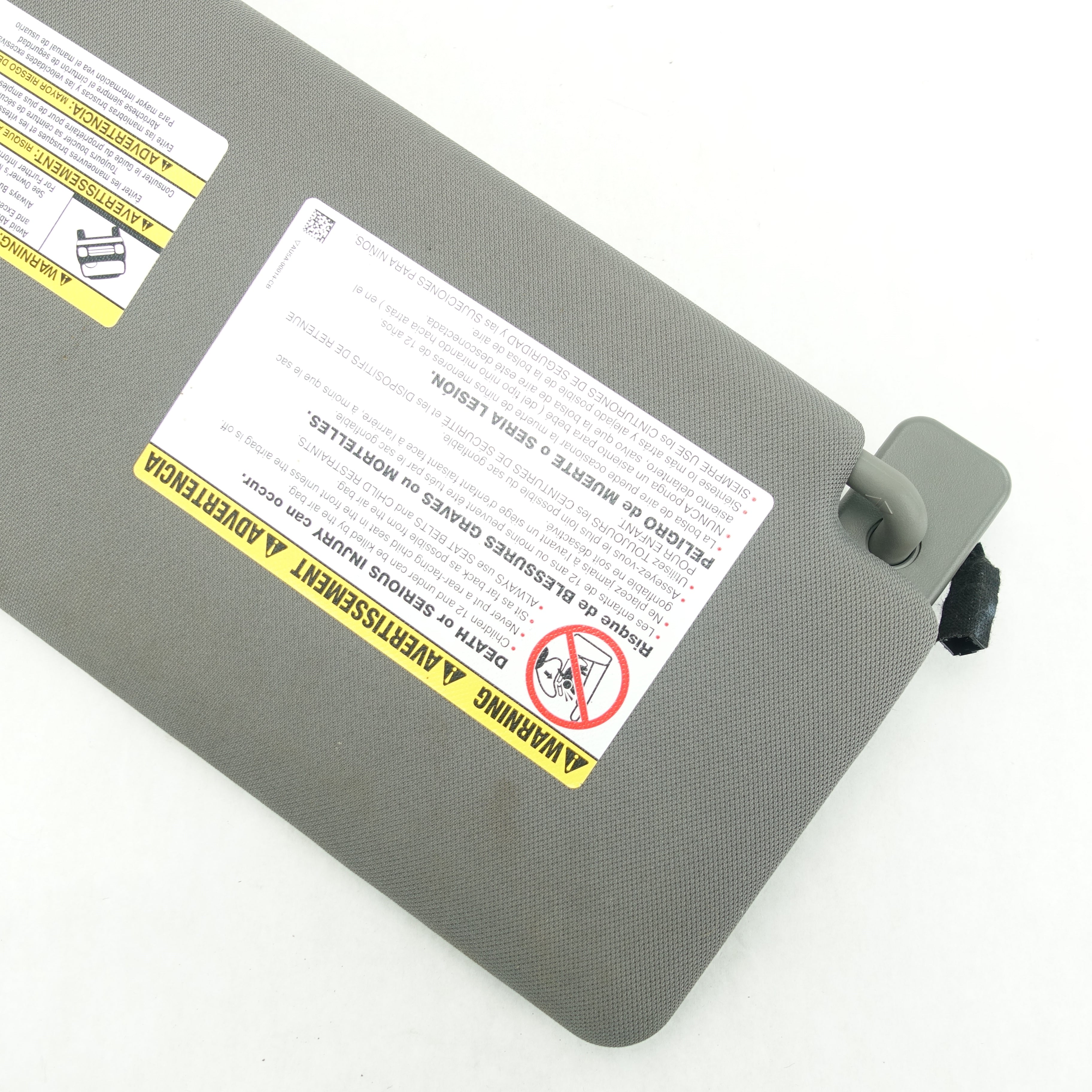 2017 2018 2019 2020 2021 2022 Ford F250 F350 Driver Left Sunvisor Sun Visor Gray