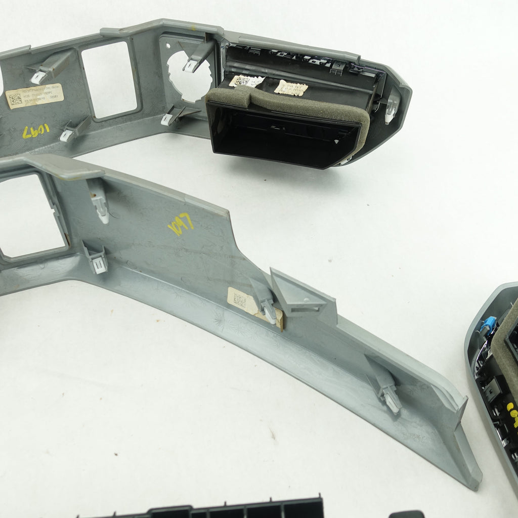 2017 2018 2019 2020 2021 Ford F250 Lariat Dash Center Air Vent Trim Upper Glove Box Set