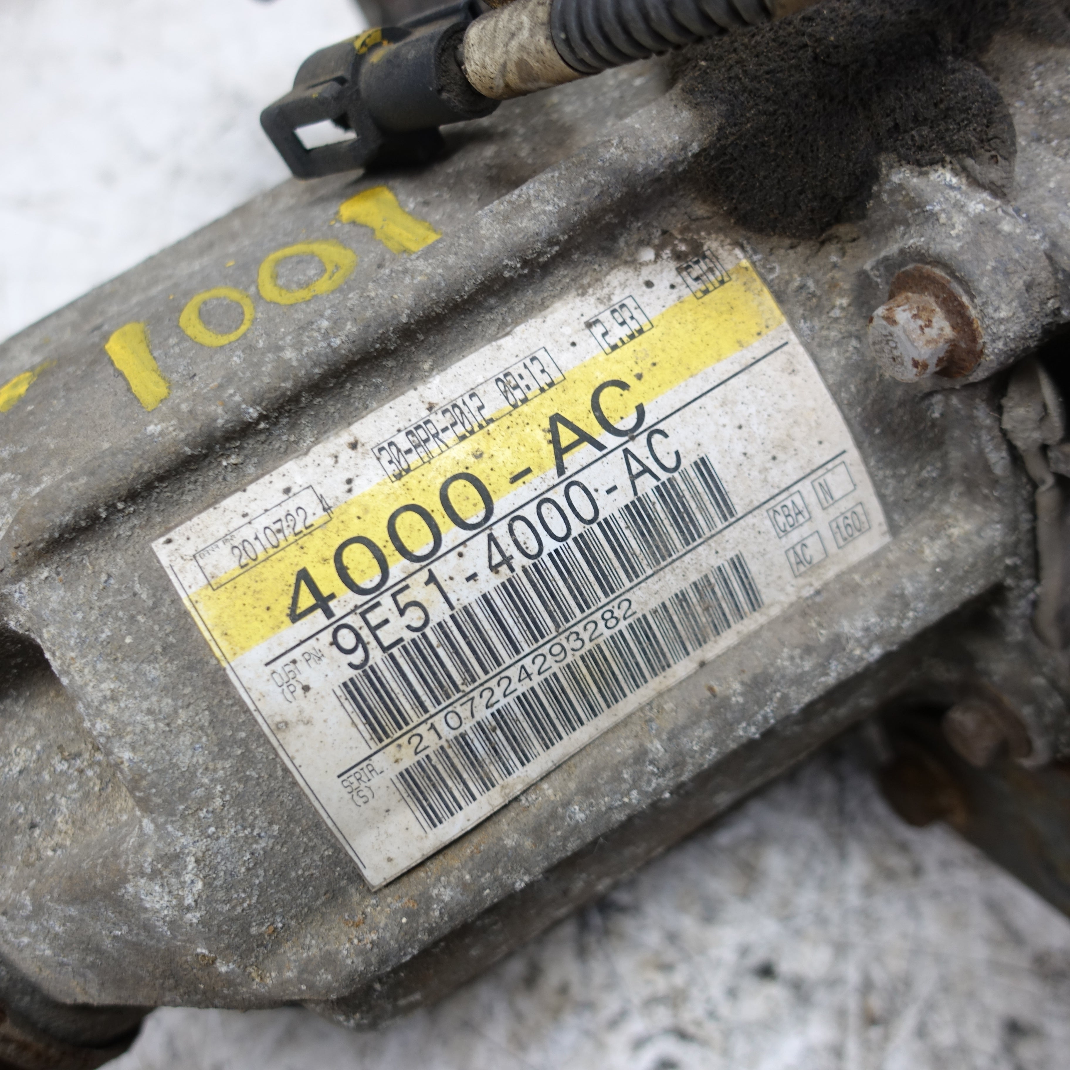 2010 2011 2012 Ford Edge Rear Carrier Differential 112K Miles