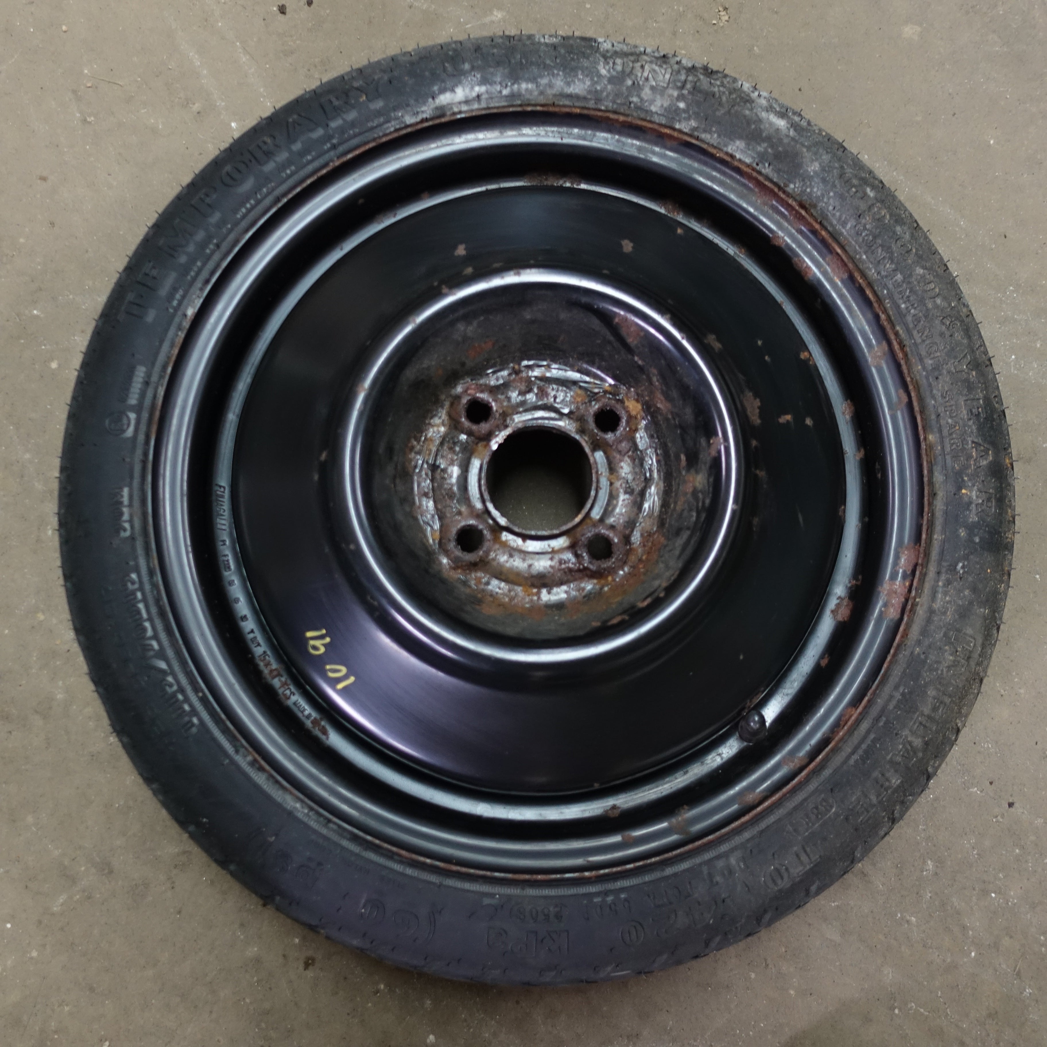 2005 2006 2007 Chevy Cobalt 4 Lug 15 Inch Spare Emergency Tire Wheel Rim Ring