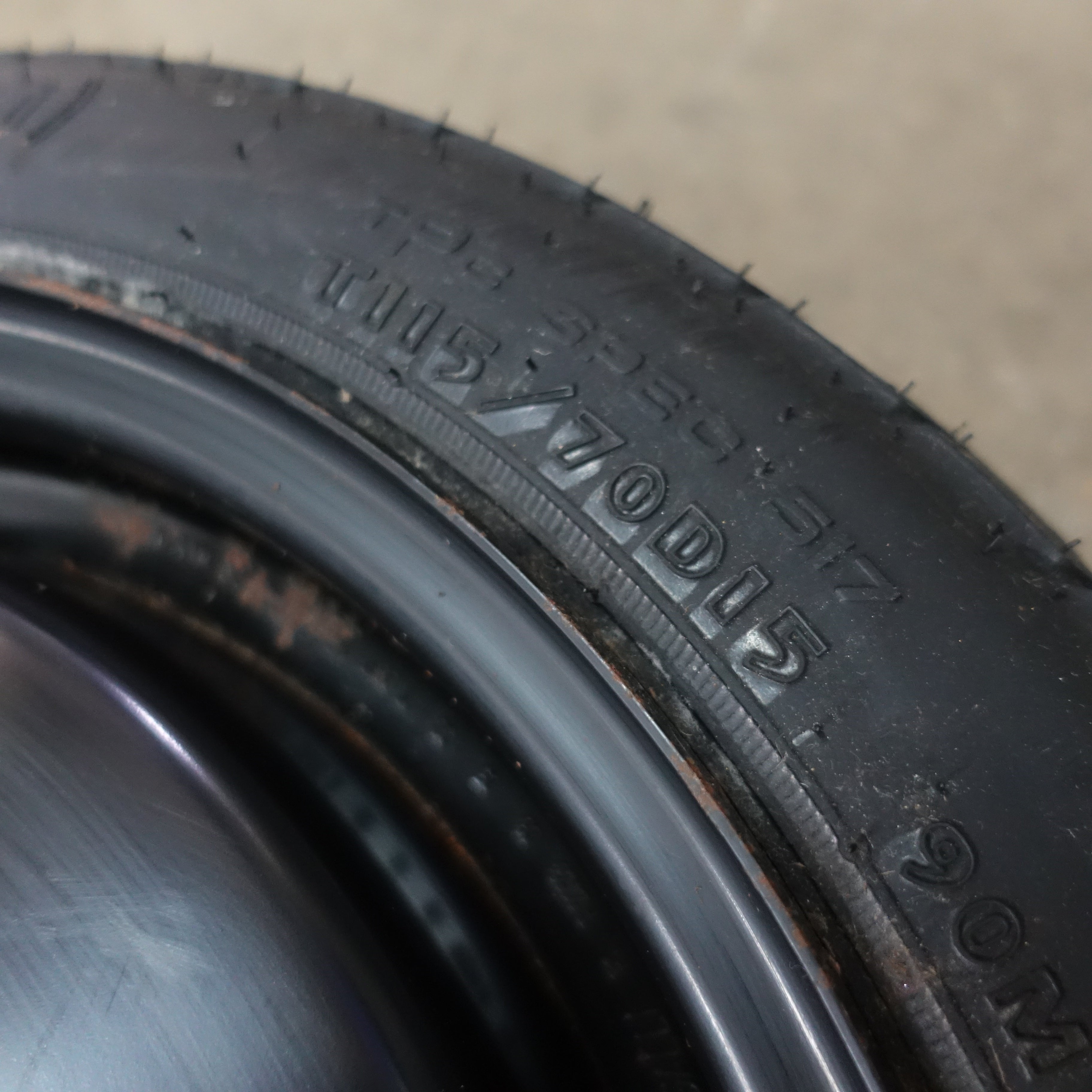 2005 2006 2007 Chevy Cobalt 4 Lug 15 Inch Spare Emergency Tire Wheel Rim Ring