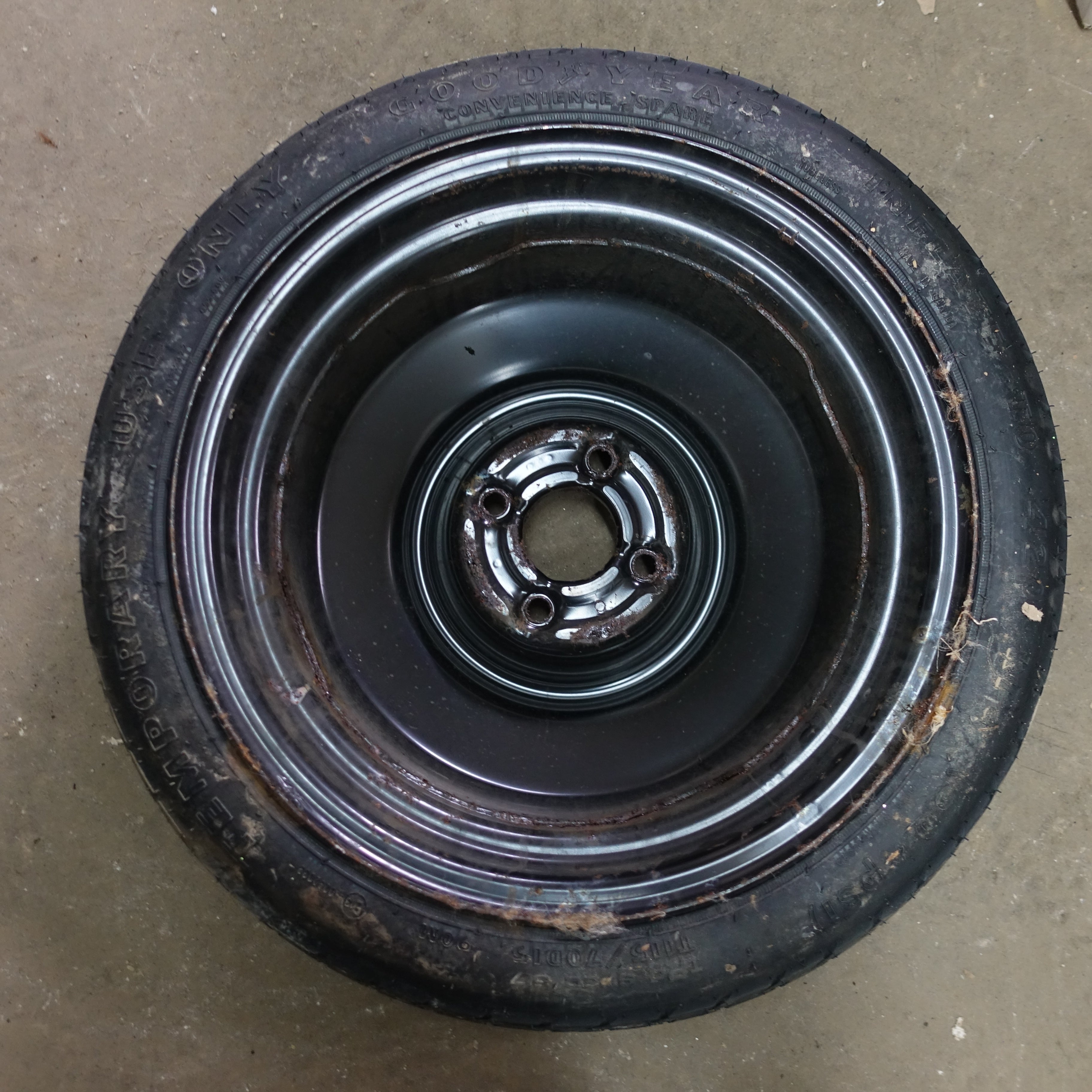 2005 2006 2007 Chevy Cobalt 4 Lug 15 Inch Spare Emergency Tire Wheel Rim Ring