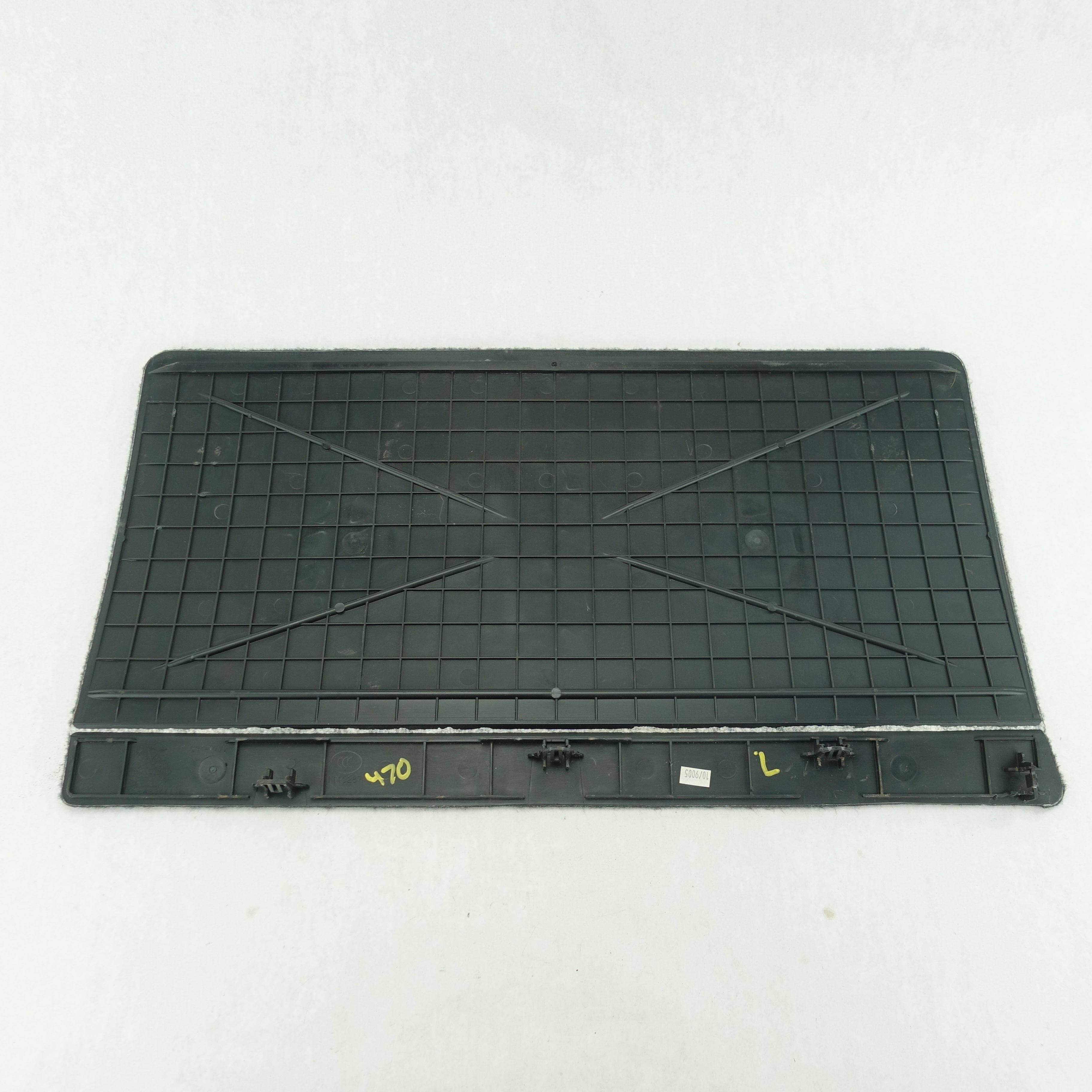 2008 2009 2010 Town & Country Caravan Left 3rd Row Black Floor Carpet Flap Cover
