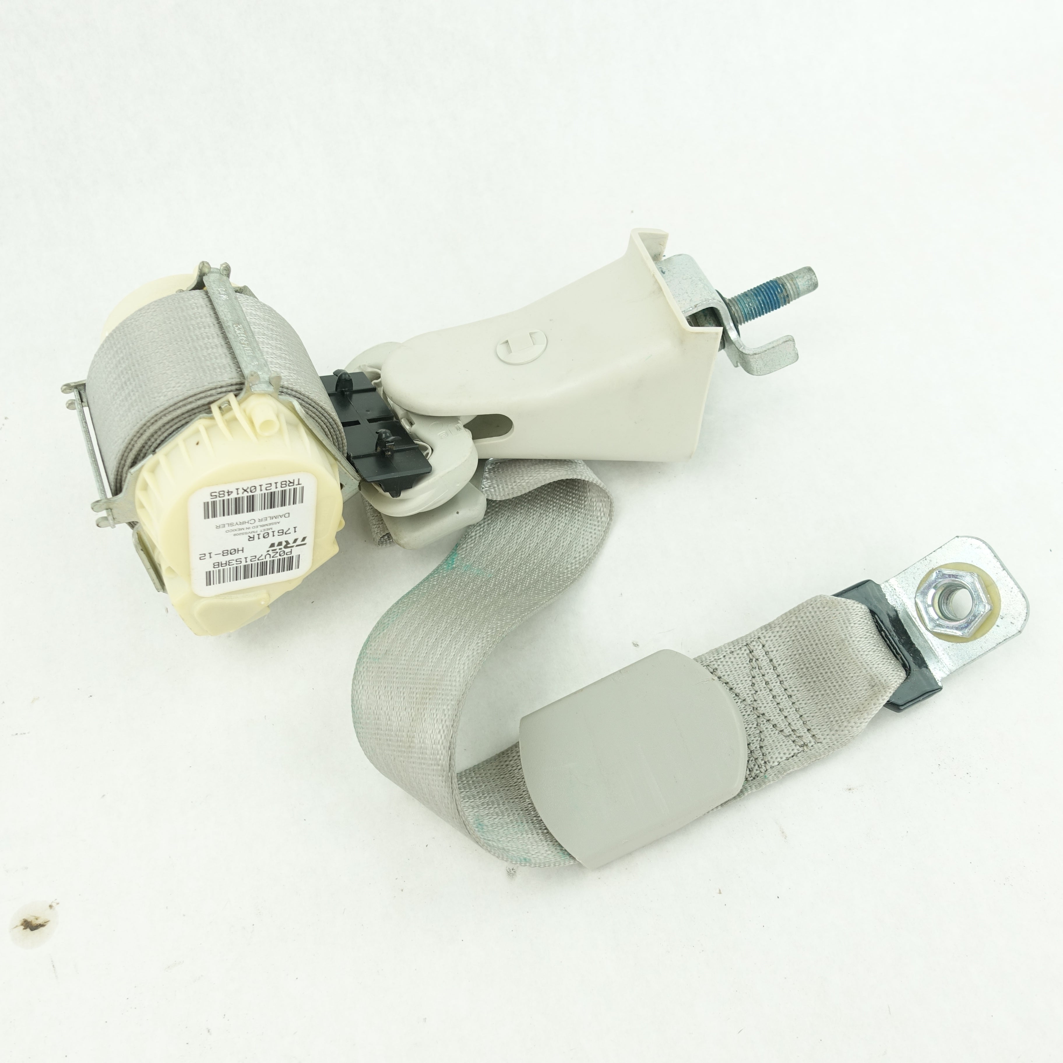 2011 2012 2013 2014 Caravan Town & Country 3rd Row Right Rear Seat Belt Gray