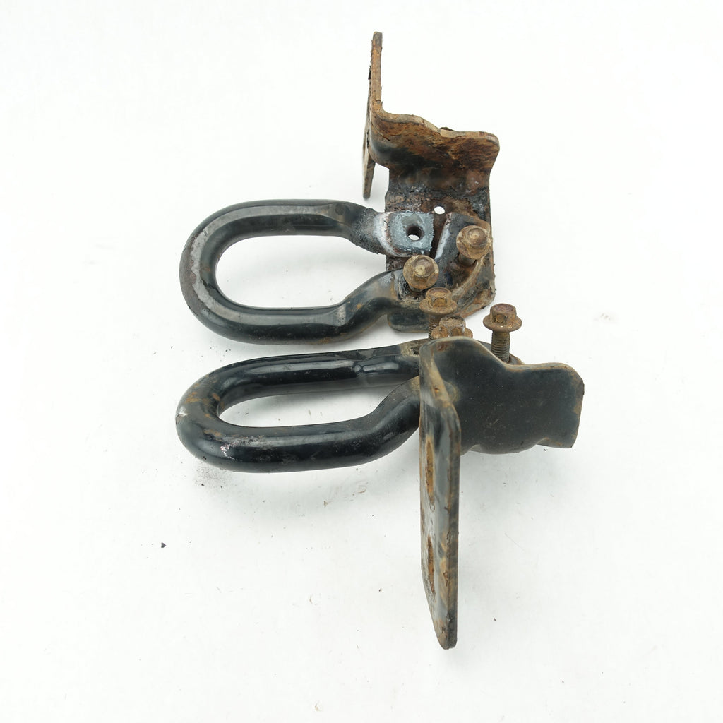 2011 2012 2013 14 Ford F250 F350 Front Left Right Pair Set Tow Hook Hooks Black