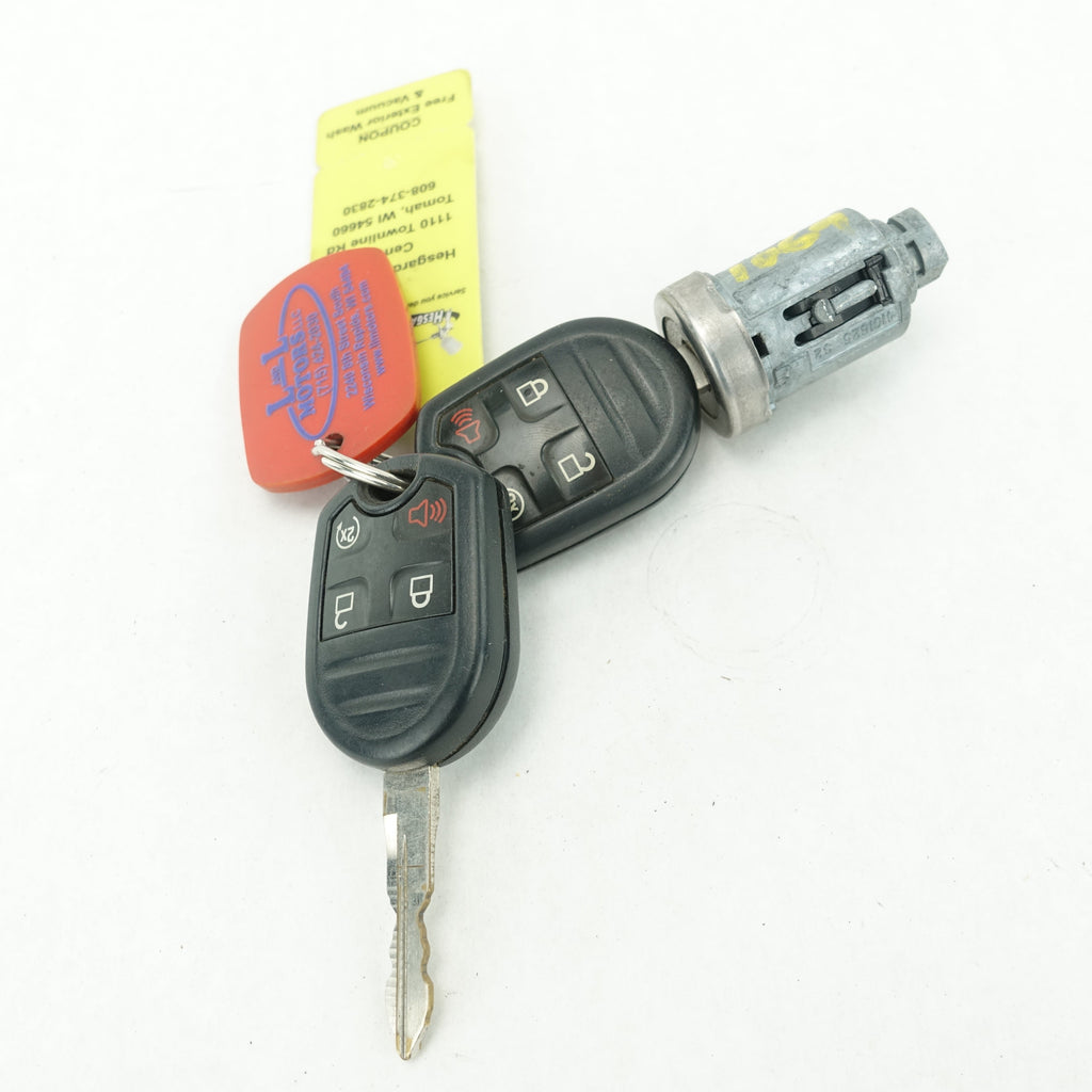 2011 2012 2013 14 Ford F250 F350 Key Lock Cylinder Anti-Theft Immobilizer 2 Keys