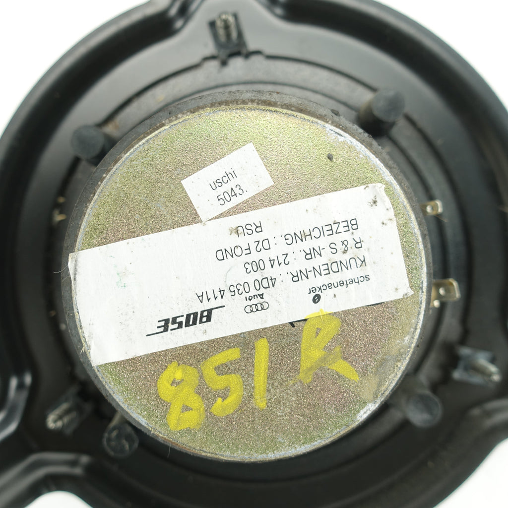 2001 2002 2003 2004 2005 Audi TT Passenger Right Rear Wall Speaker