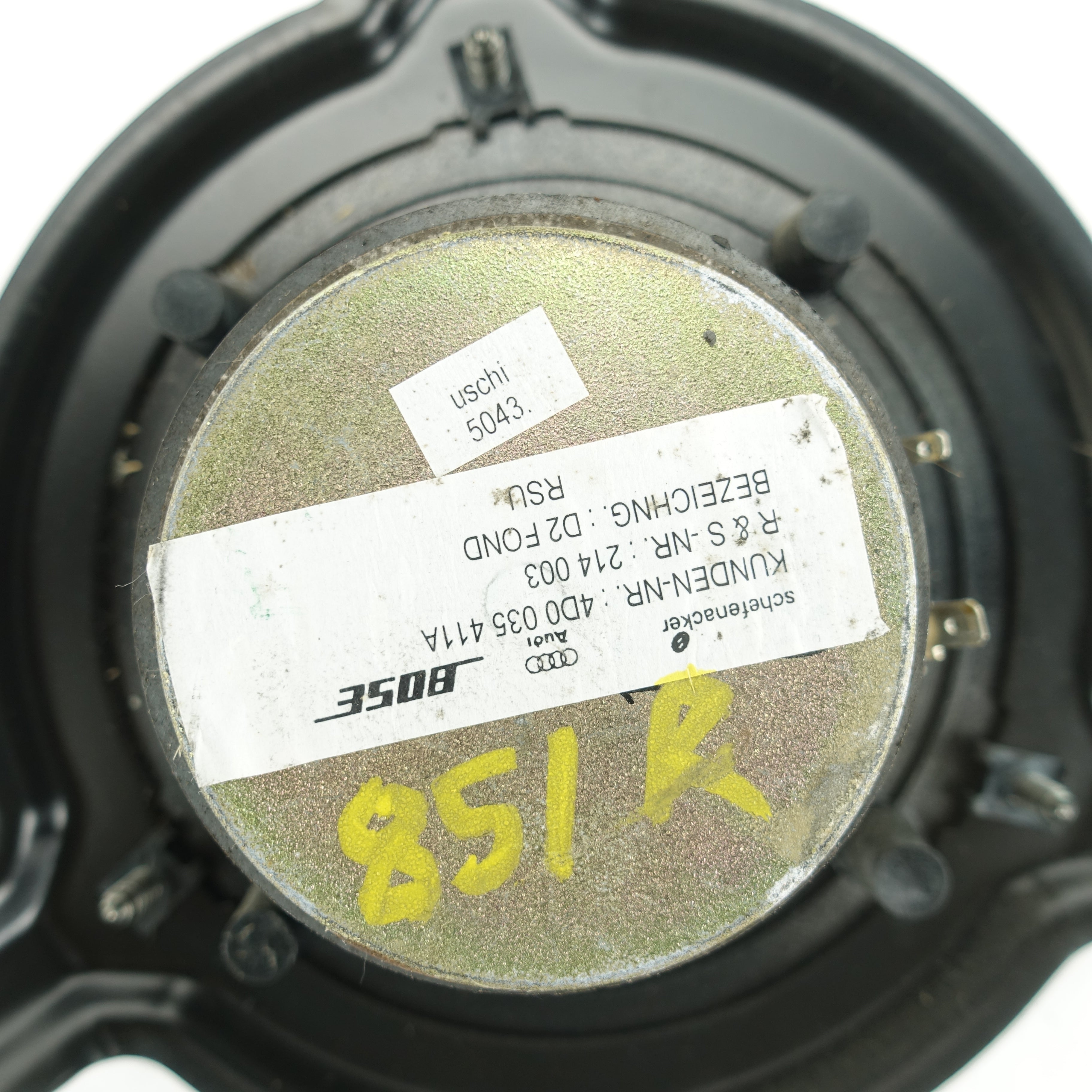 2001 2002 2003 2004 2005 Audi TT Passenger Right Rear Wall Speaker