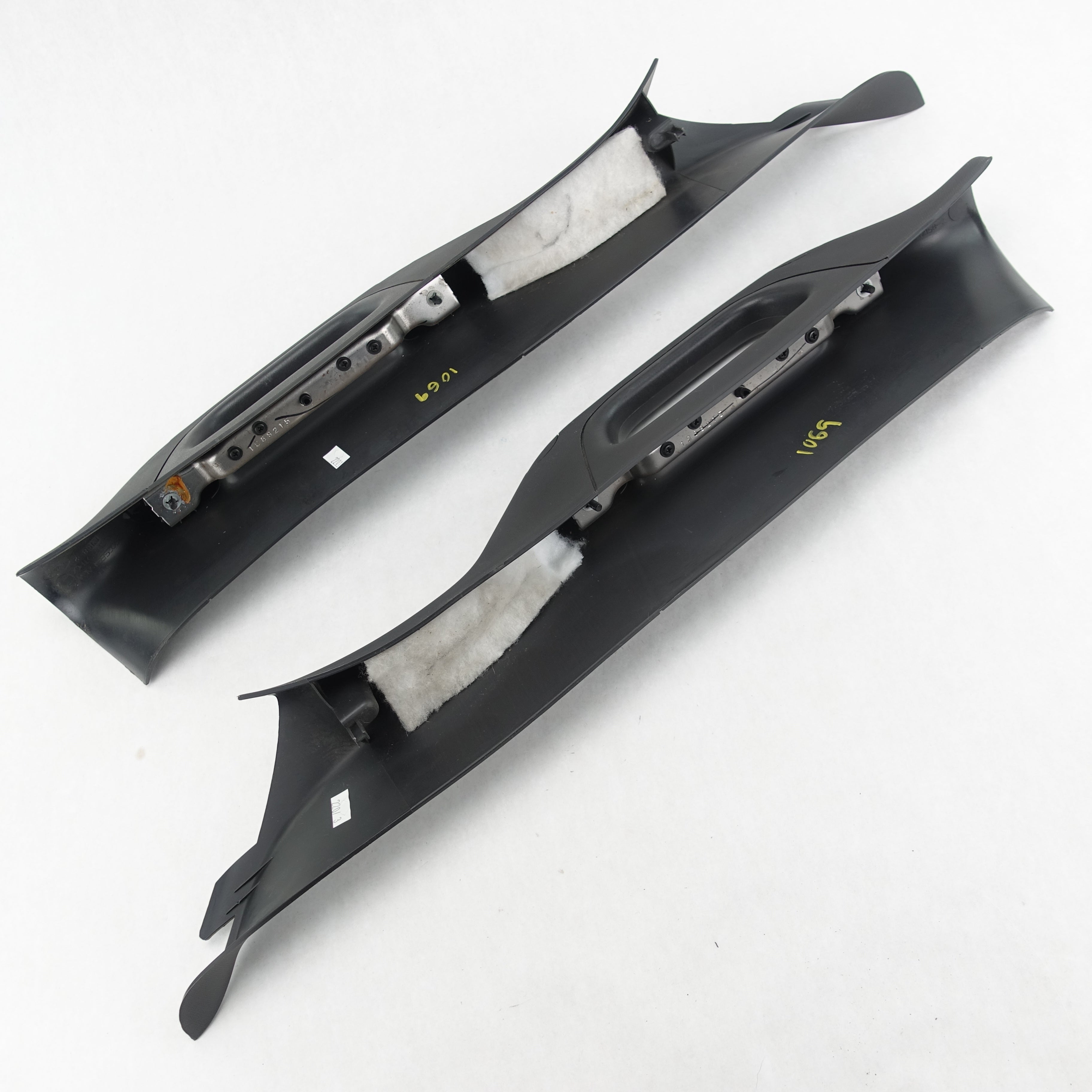 2011 2012 2013 2014 15 Ford F250 F350 A Pillar Left Right Set Grab Handle Black