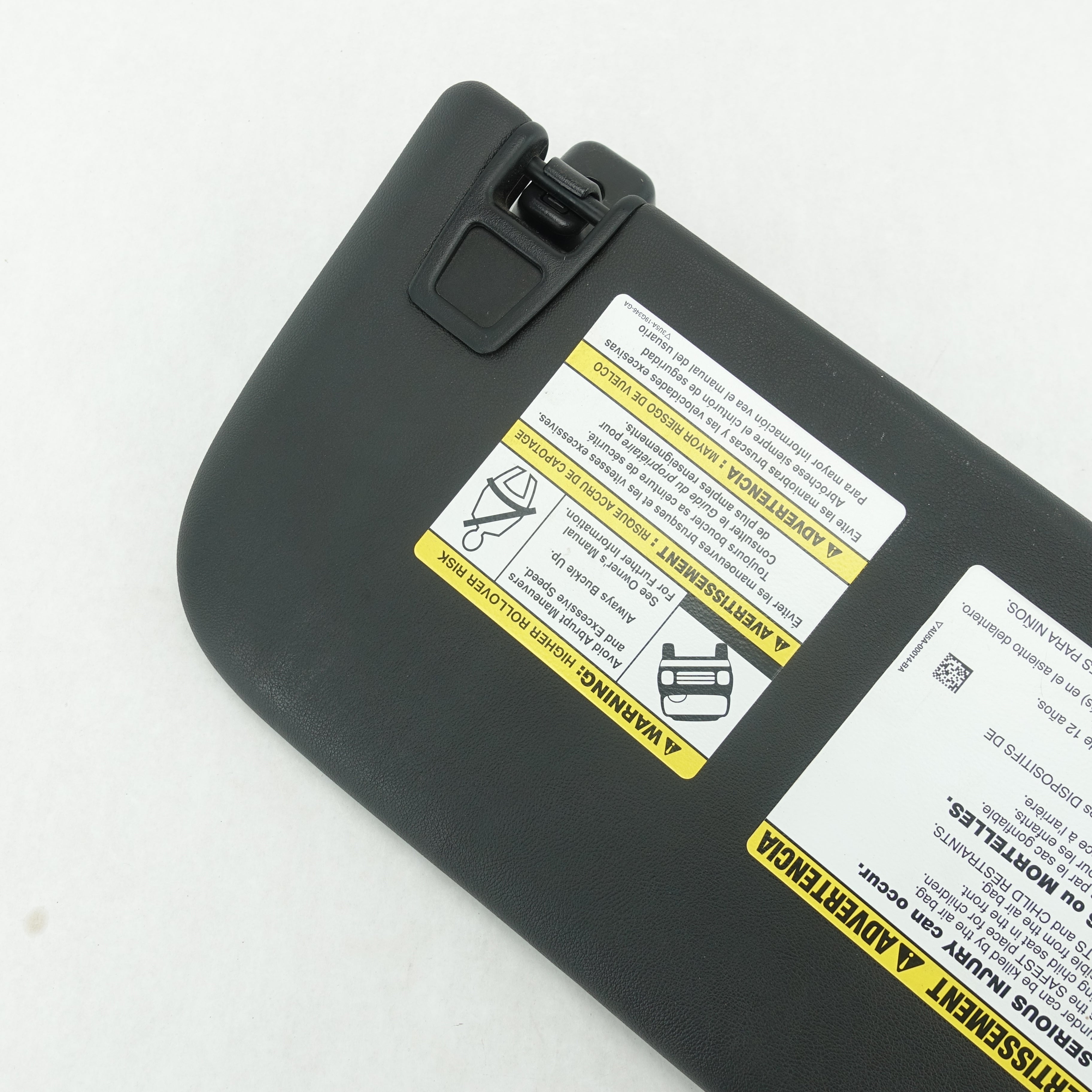 2011 2012 2013 2014 2015 16 Ford F250 F350 Driver Left Sunvisor Sun Visor Black