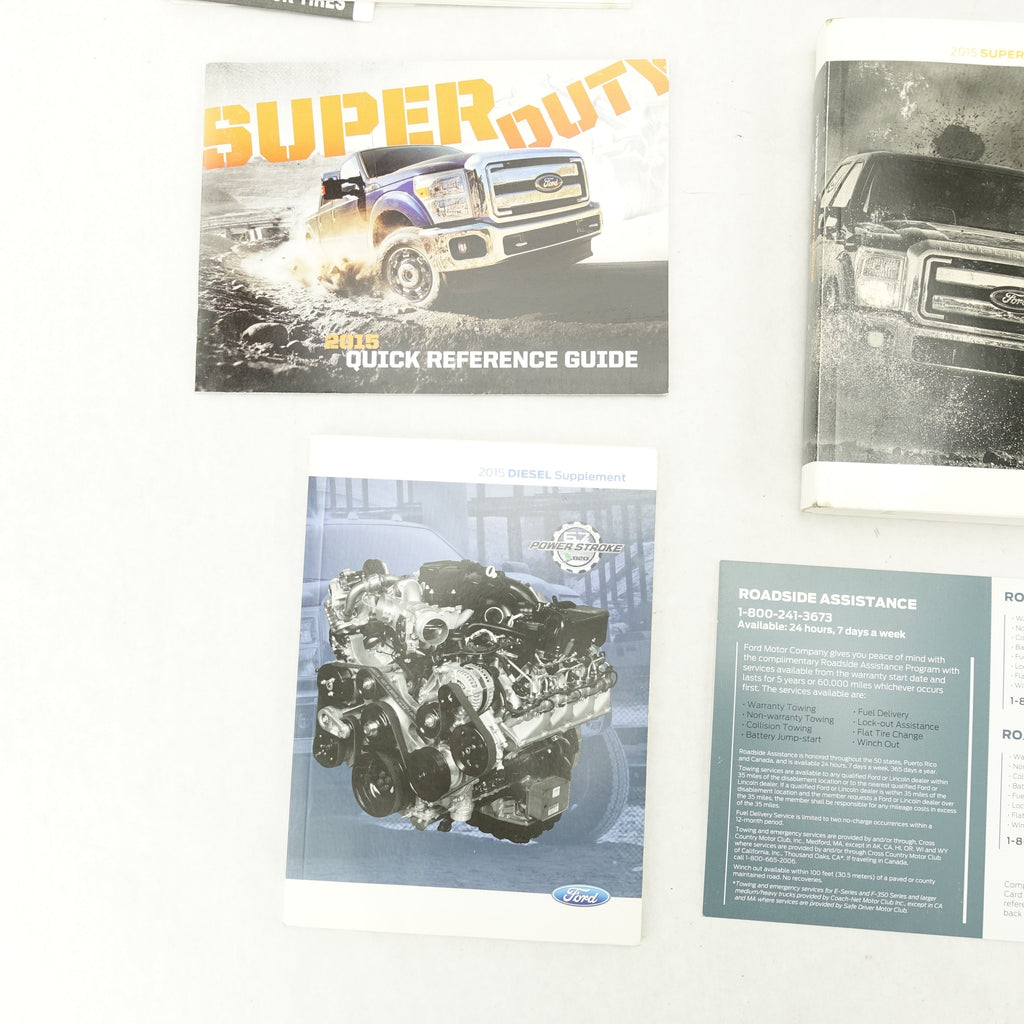 2015 Ford F250 F350 Super Duty Owners Operators Manual Book