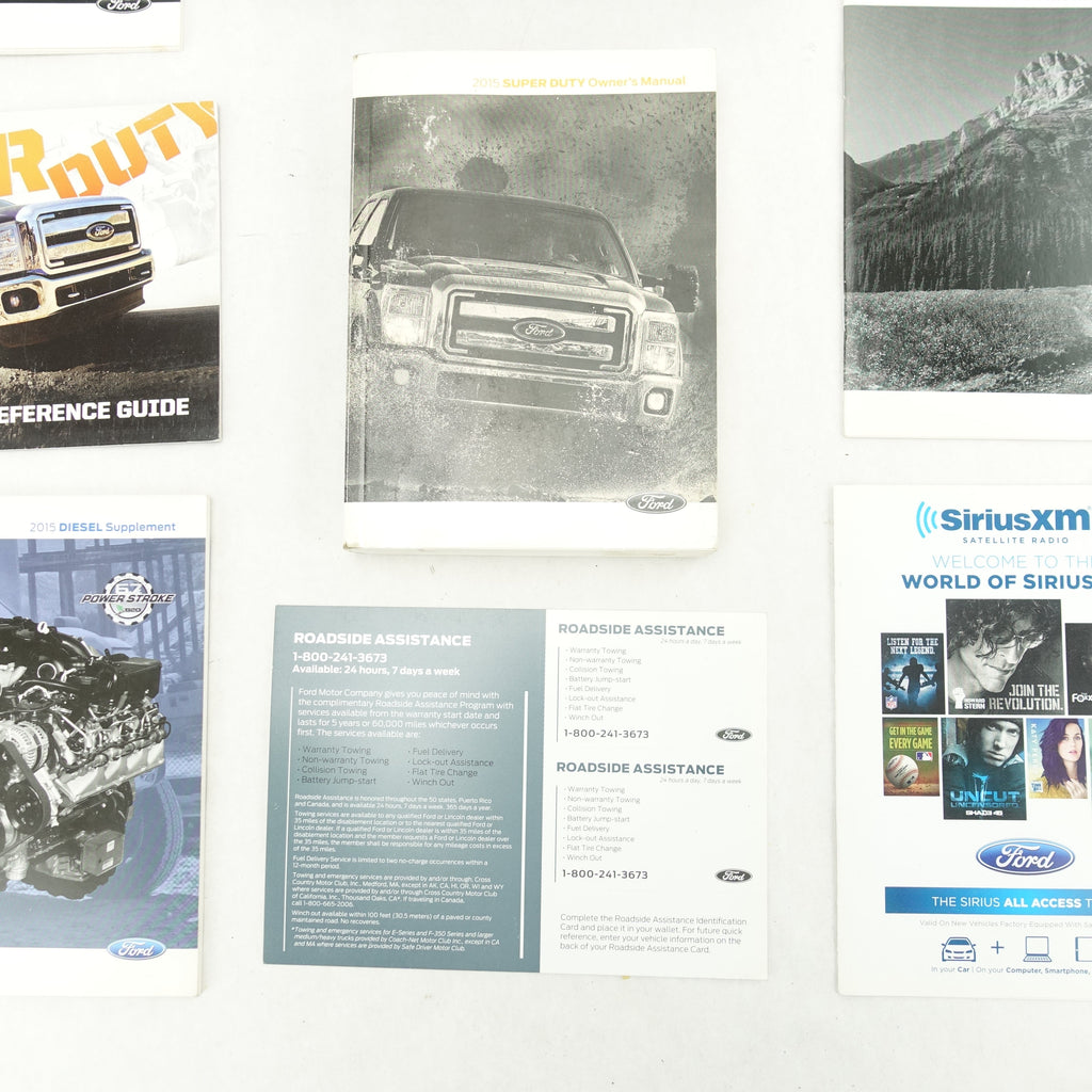 2015 Ford F250 F350 Super Duty Owners Operators Manual Book