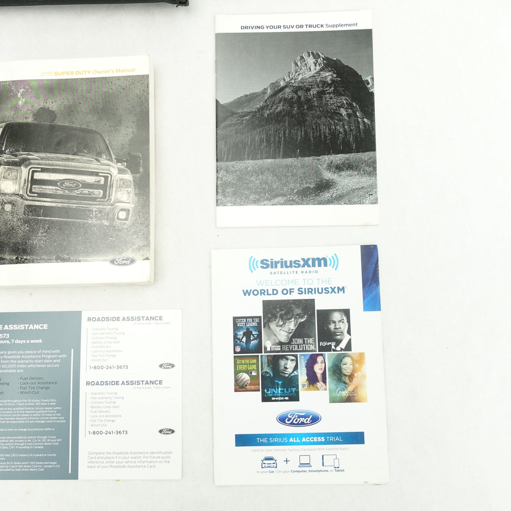 2015 Ford F250 F350 Super Duty Owners Operators Manual Book