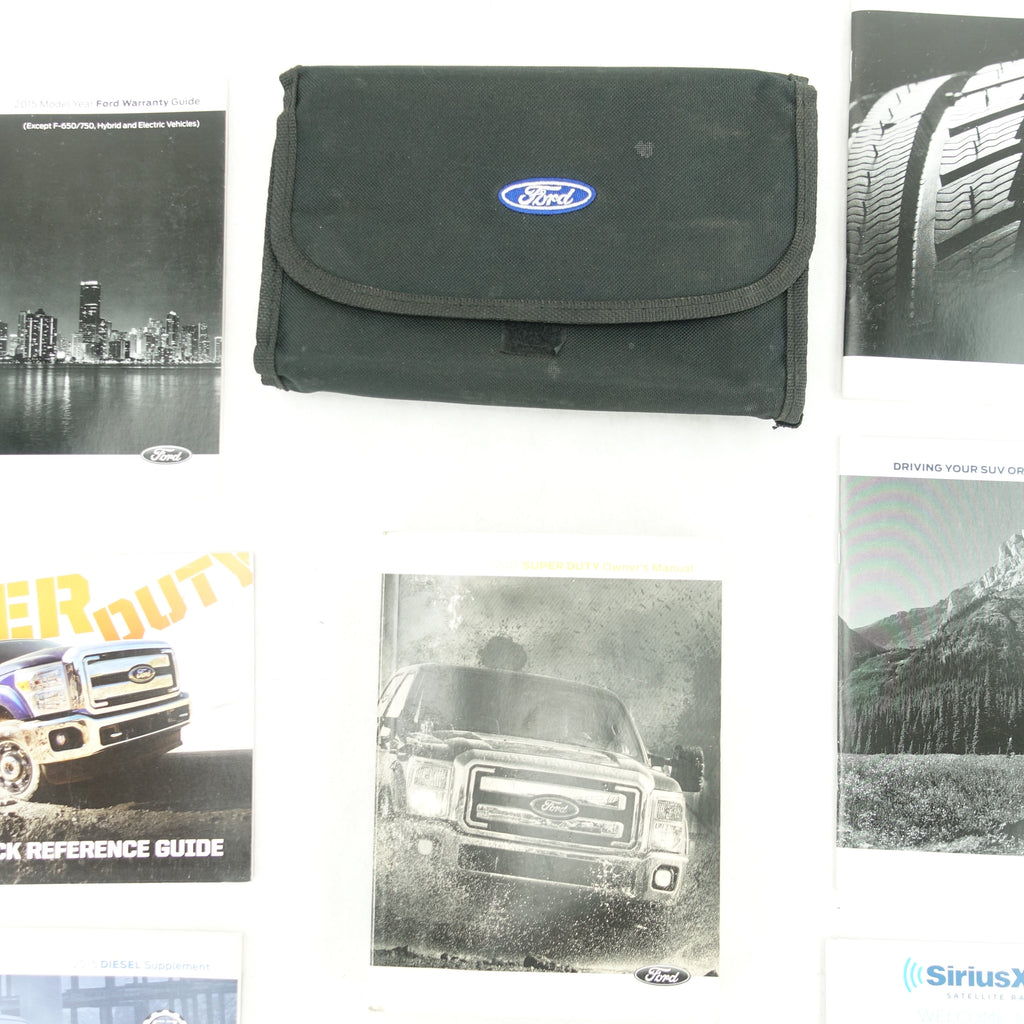 2015 Ford F250 F350 Super Duty Owners Operators Manual Book