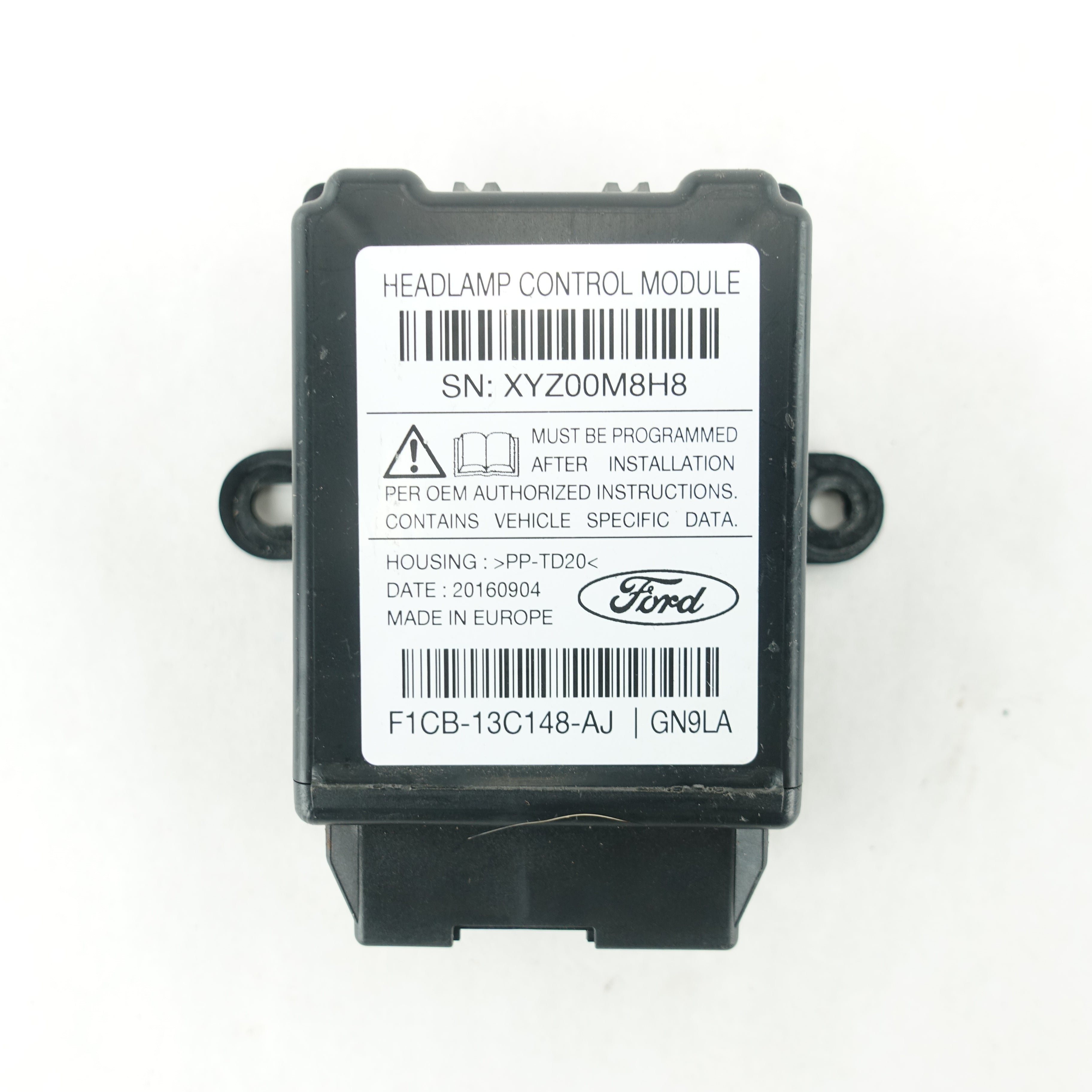 2016 2017 2018 Ford Focus Headlight Headlamp Head Light Lamp Control Module