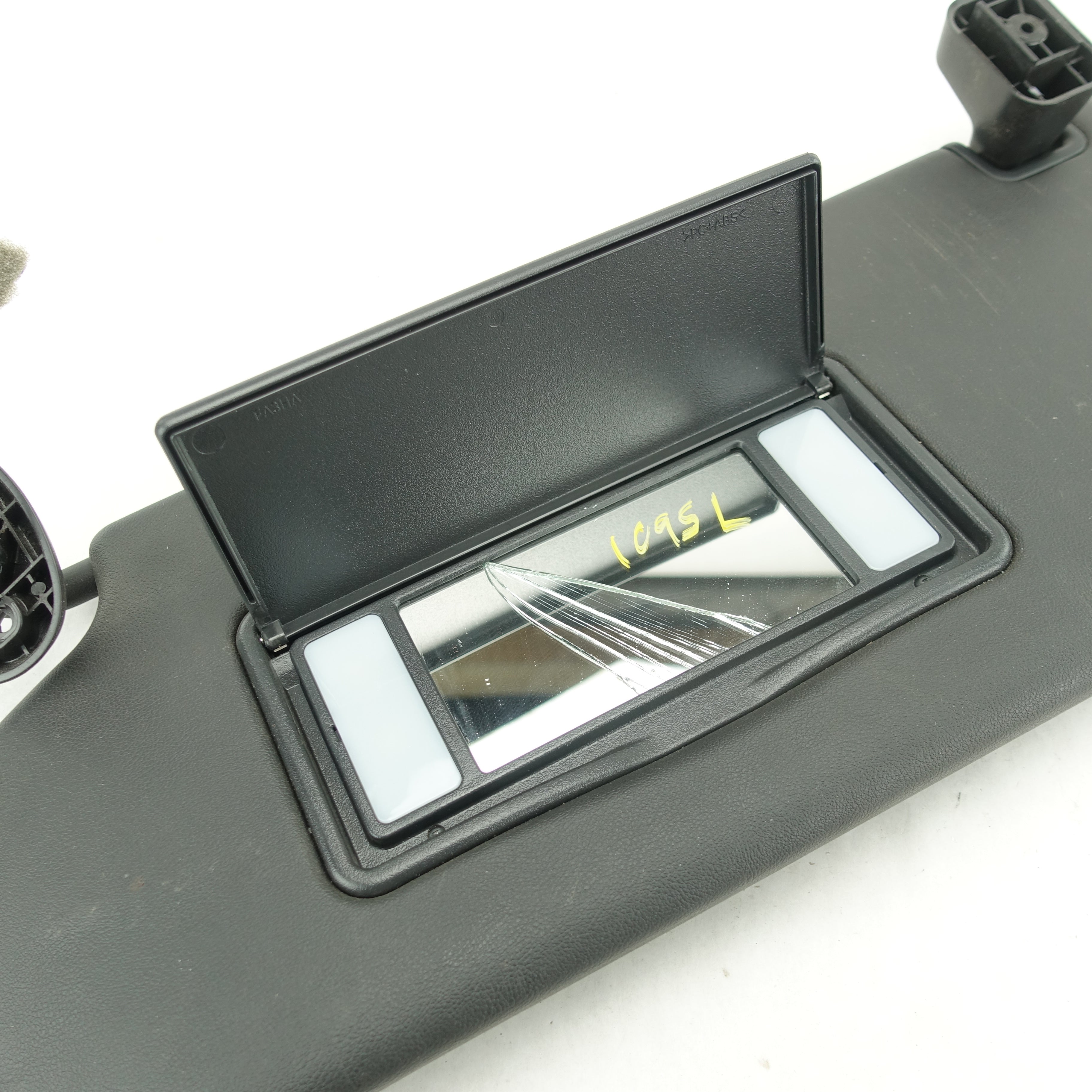 Damage 12 2013 2014 2015 16 Ford F250 F350 Driver Left Sunvisor Sun Visor Black