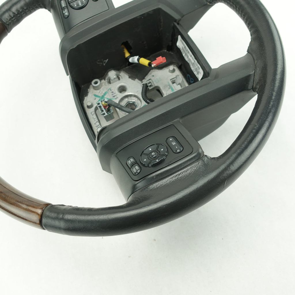 2011 2012 2013 2014 2015 2016 Ford F250 F350 Black Leather Steering Wheel