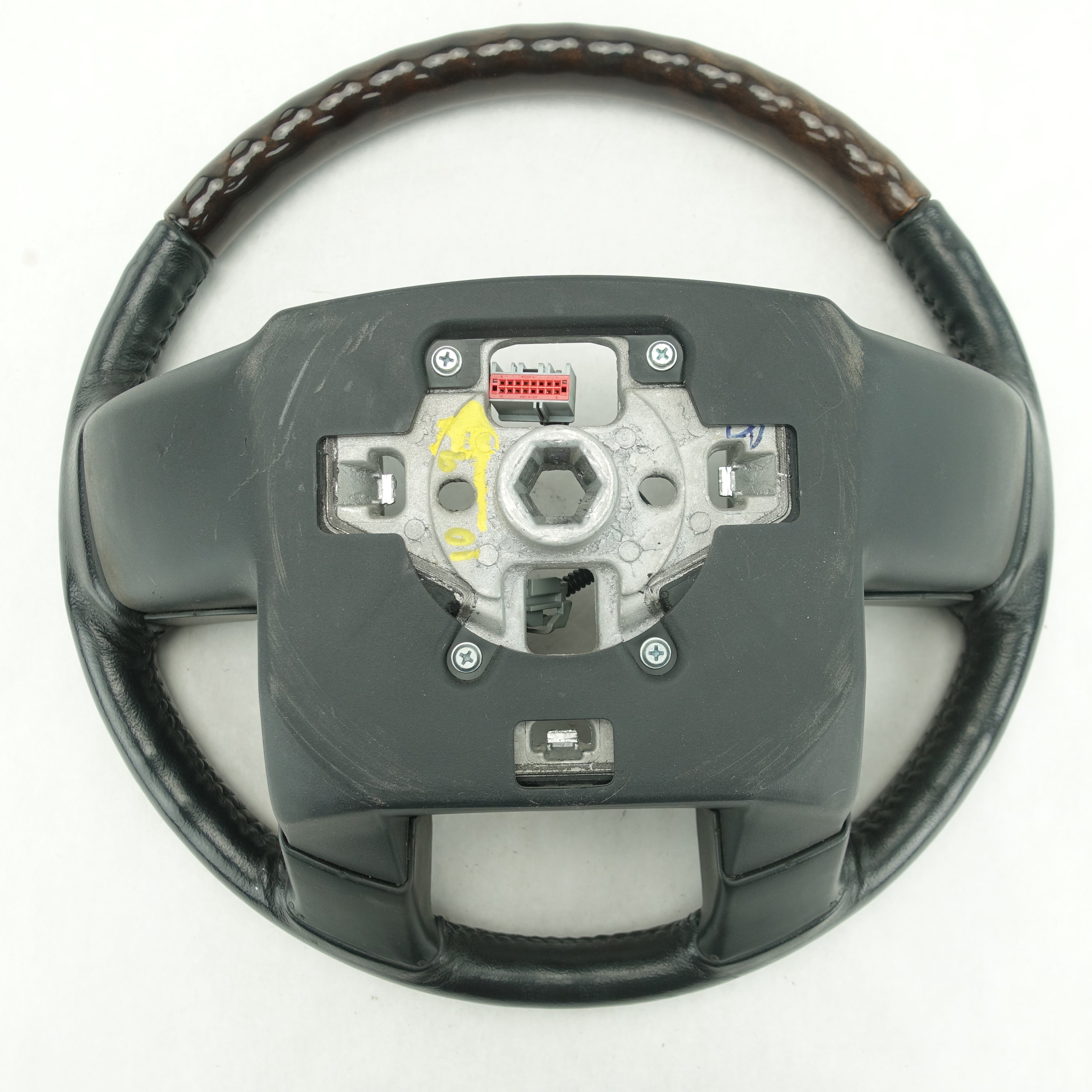 2011 2012 2013 2014 2015 2016 Ford F250 F350 Black Leather Steering Wheel