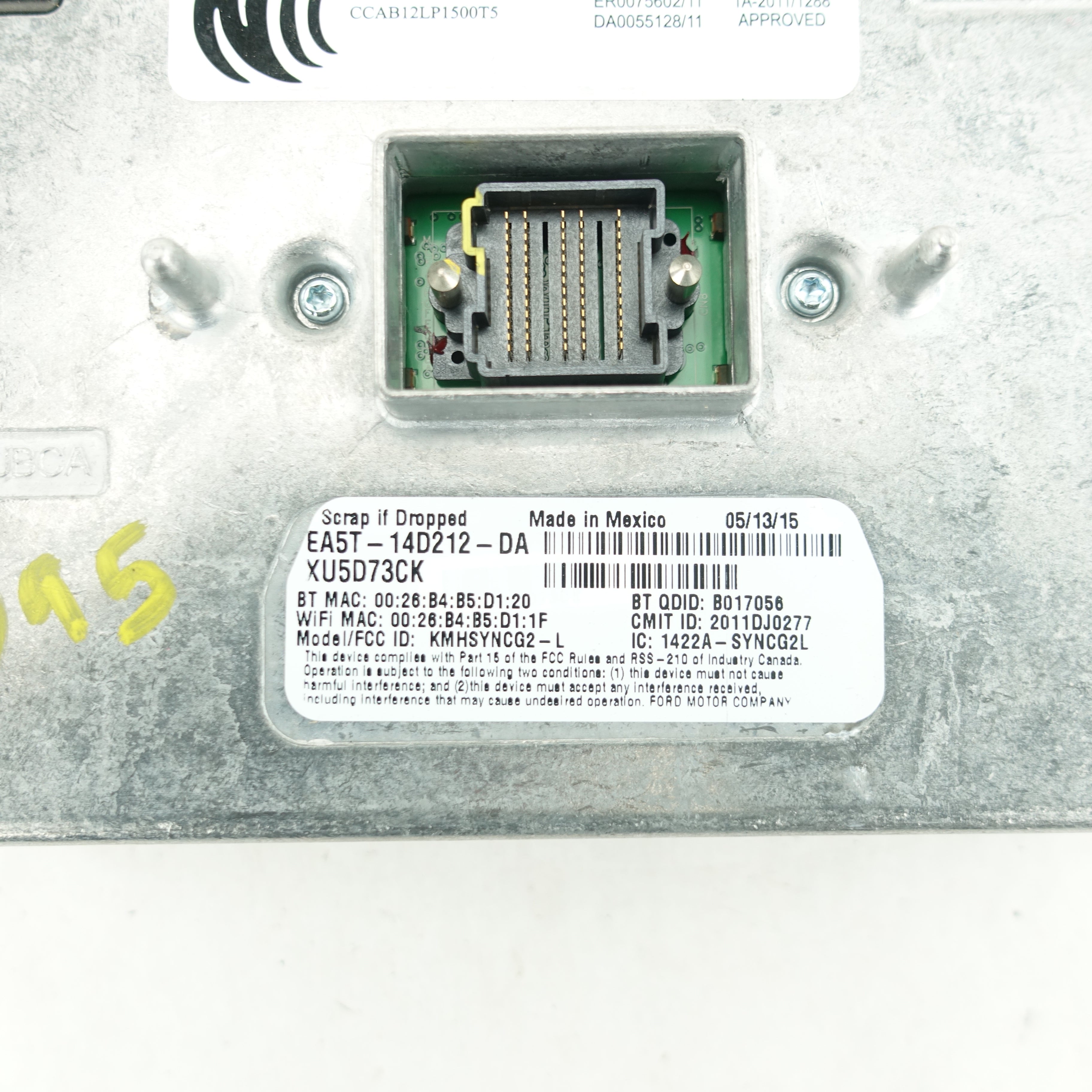 2013 2014 2015 2016 Ford F250 F350 Sync Control Module Computer