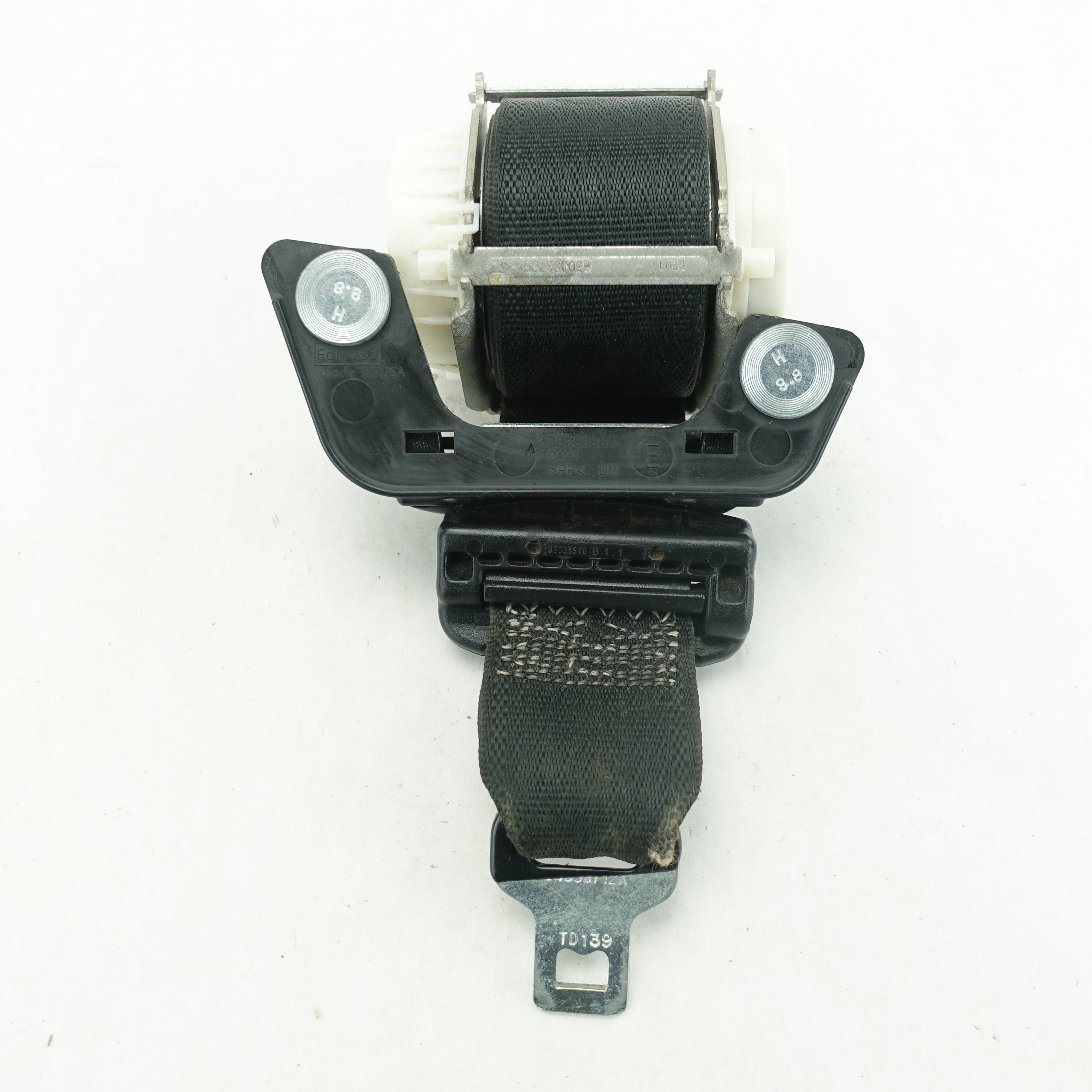 2011 2012 2013 2014 2015 16 Ford F250 F350 Rear Center Seat Belt Black