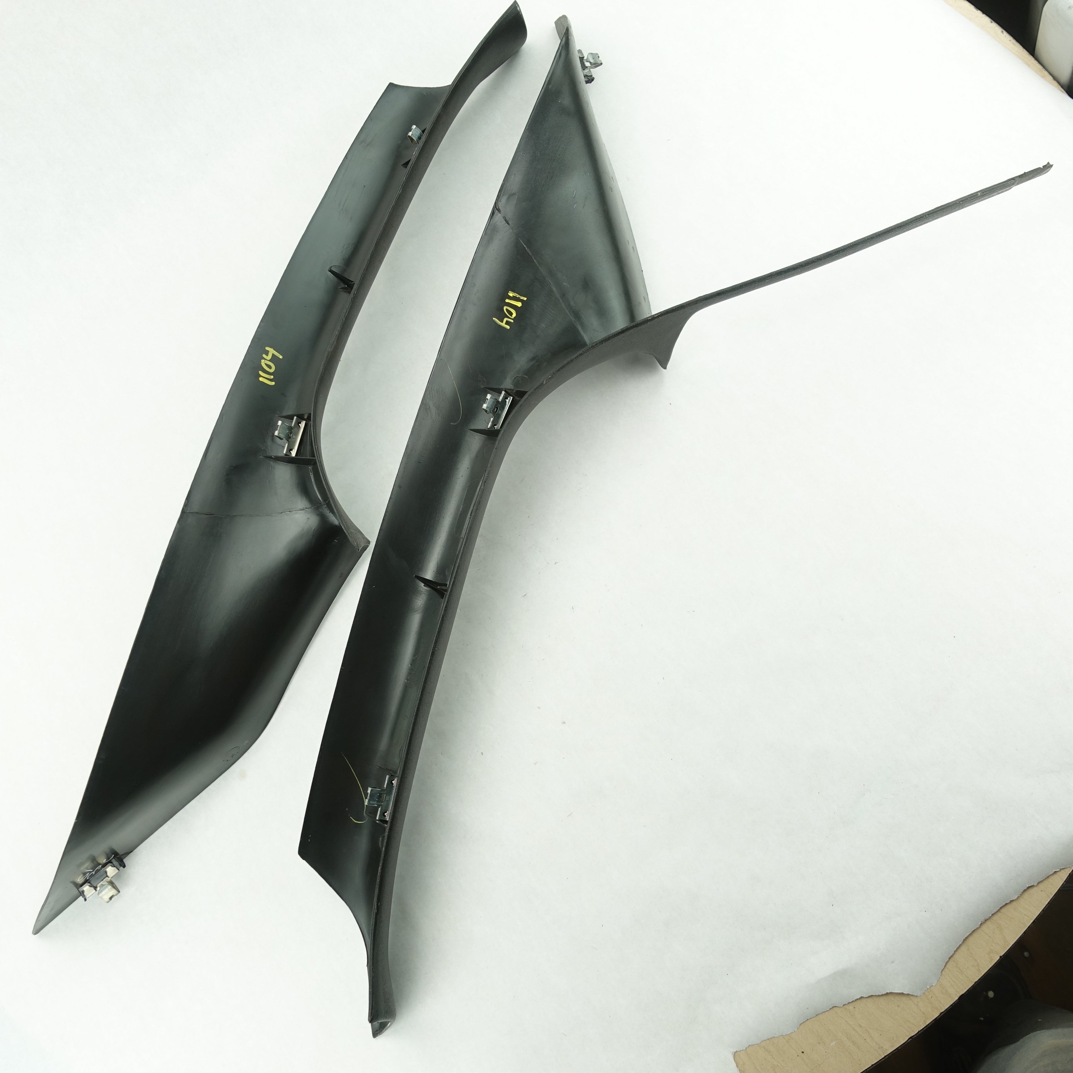 2003 2004 2005 2006 GMC Chevy C4500 C5500 Topkick Kodiak A Pillar Trim Set Black
