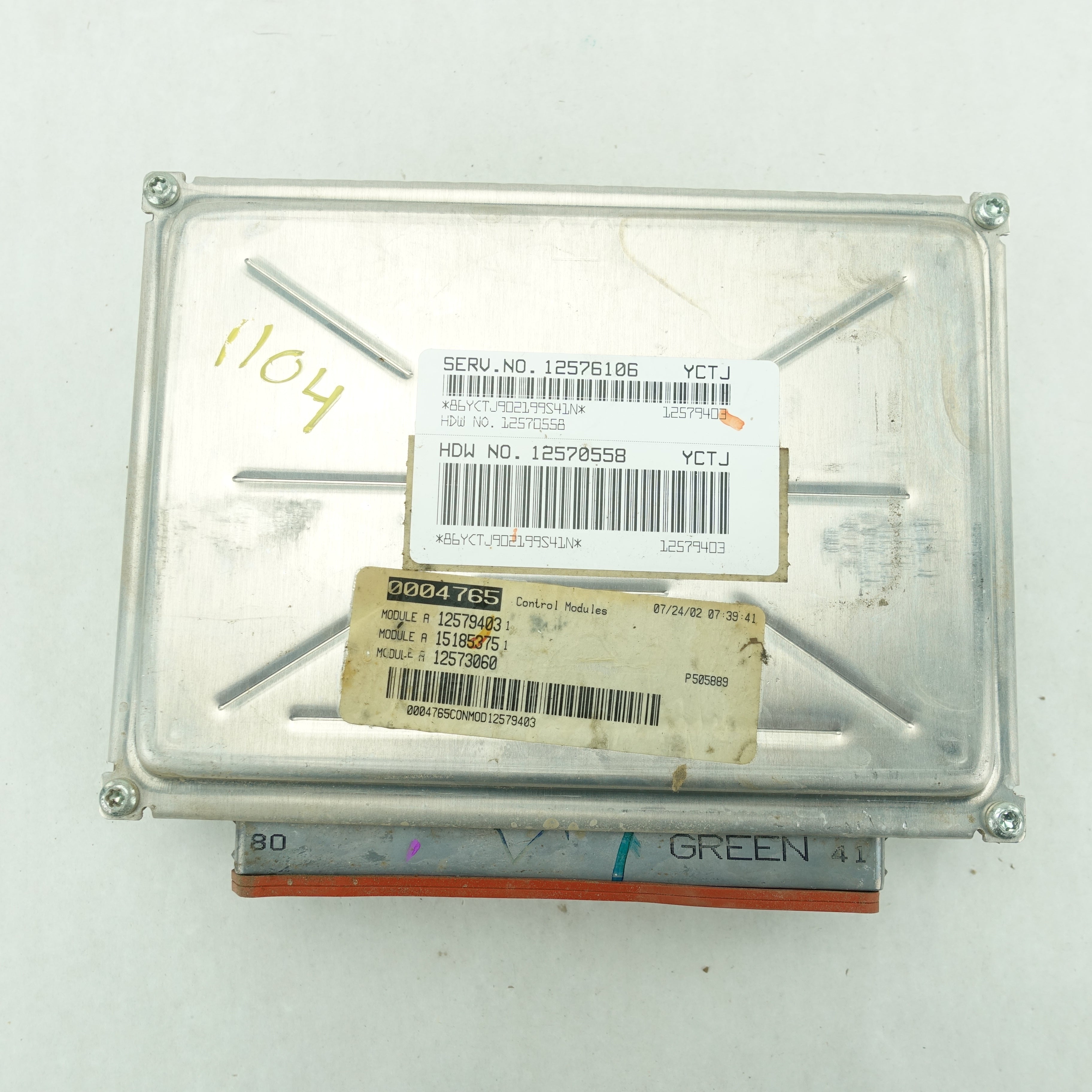 2003 GMC Chevy C4500 C5500 Topkick Kodiak Gas 8.1 ECM ECU Engine Computer Module