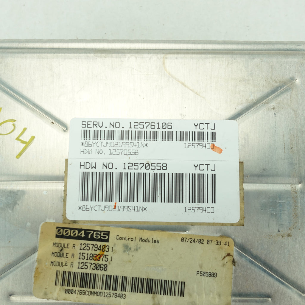 2003 GMC Chevy C4500 C5500 Topkick Kodiak Gas 8.1 ECM ECU Engine Computer Module